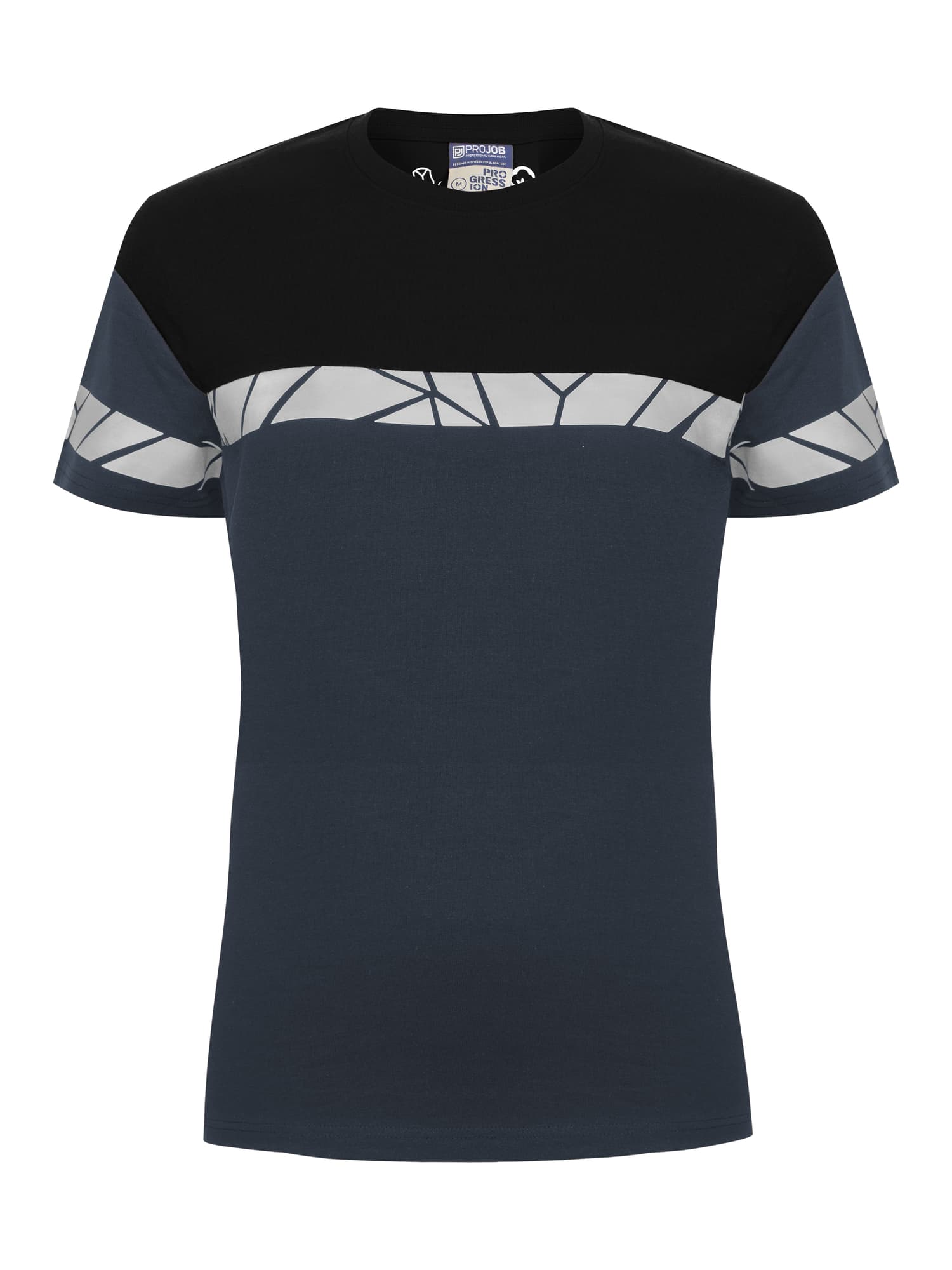 7005 T-skjorte Dame, Bavy/Black