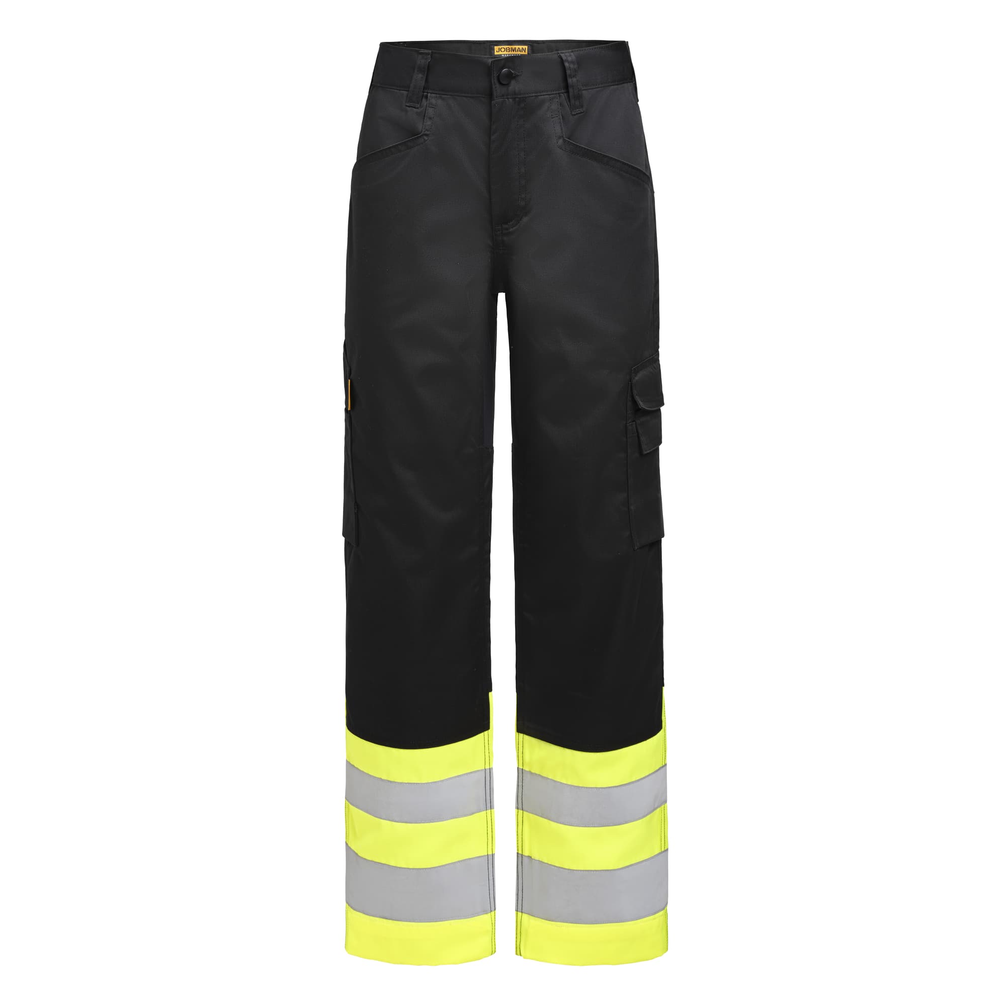 Service Trousers Hi-Vis, Black/Yellow