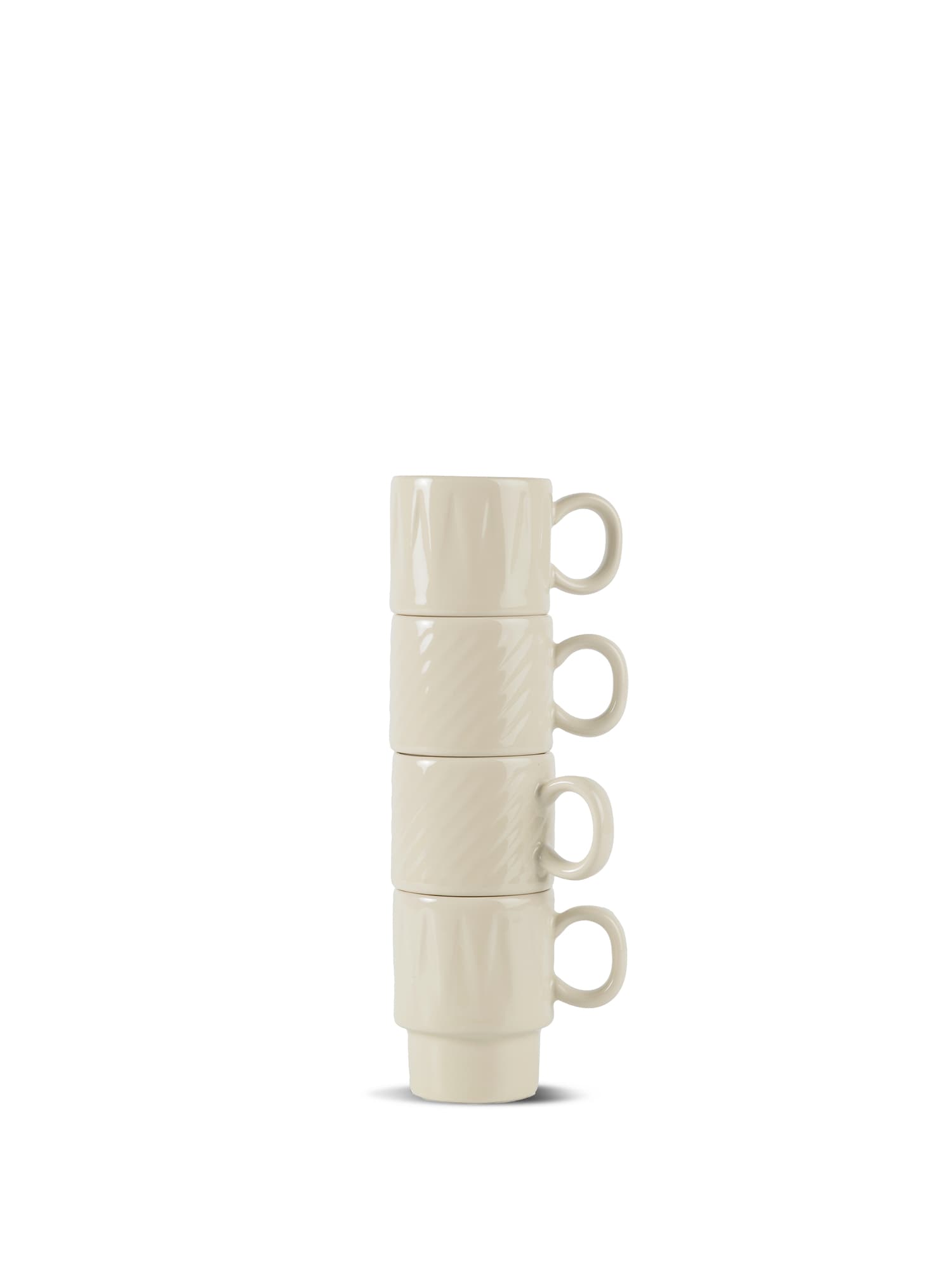 Coffee & More Espressokopp 4-pk., Beige