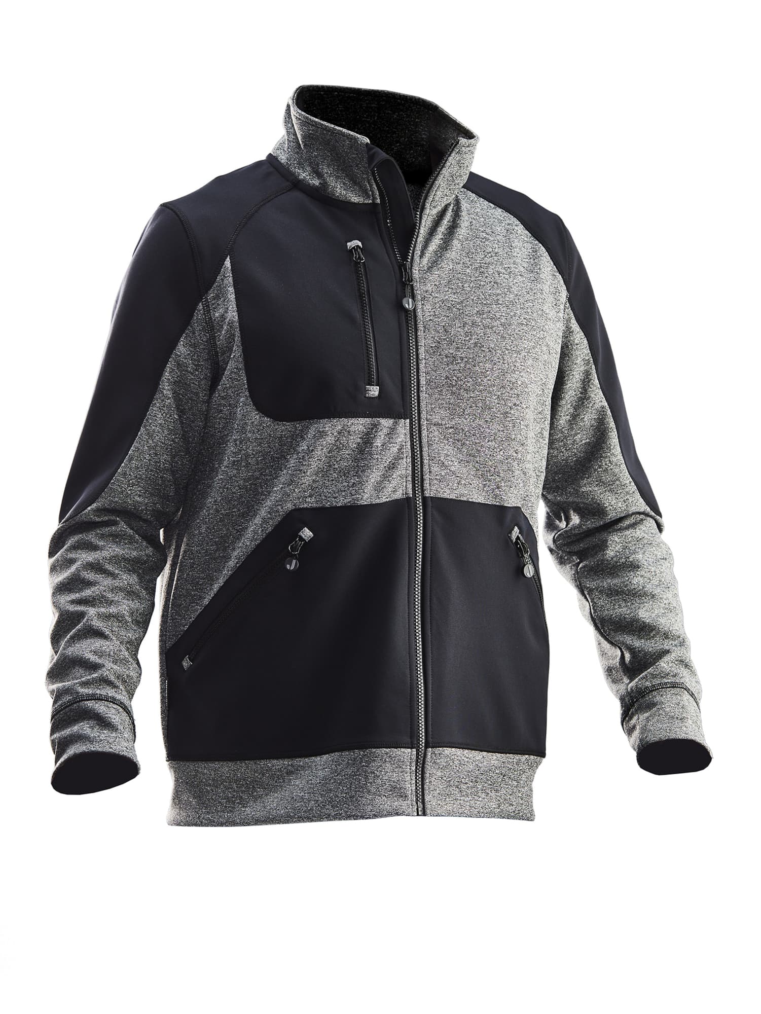 Jacket Spun-dye, Black Melange/Black