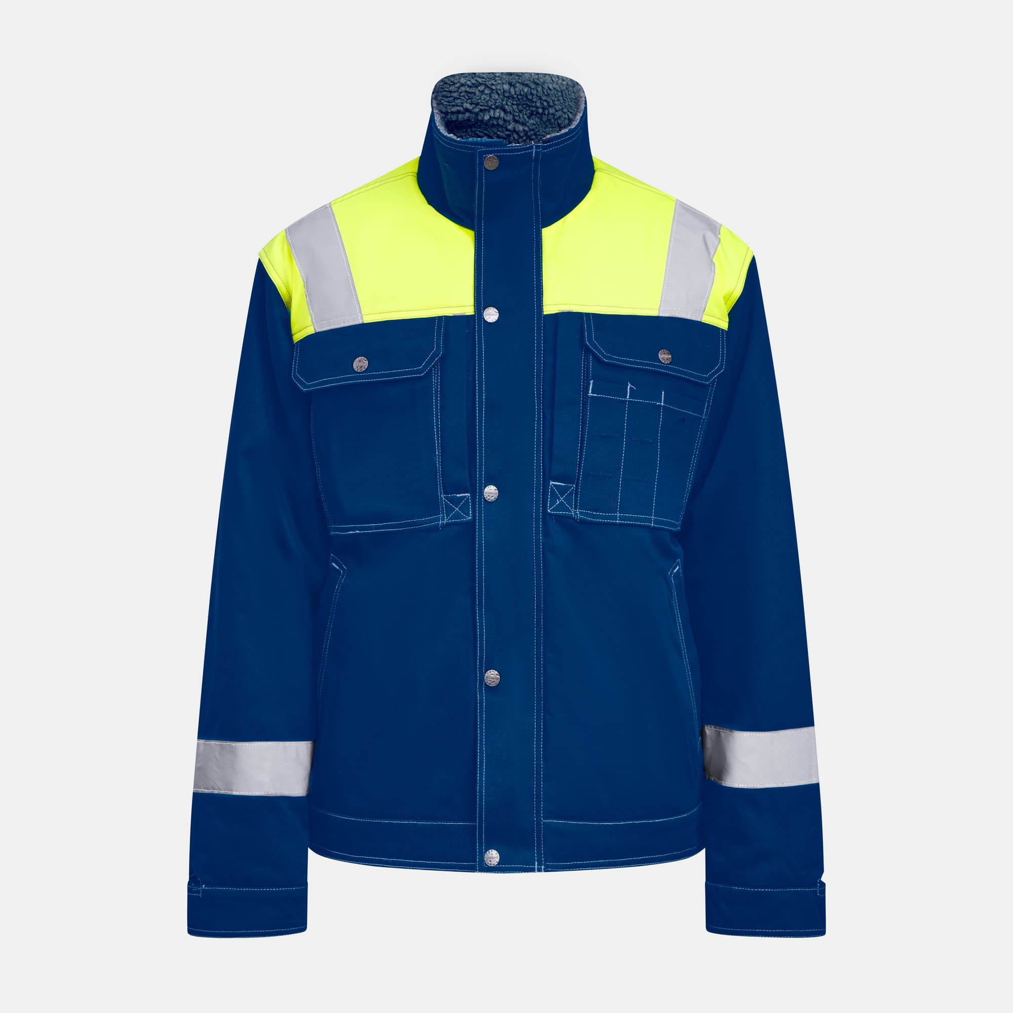 Winter Jacket, Marine/Gul