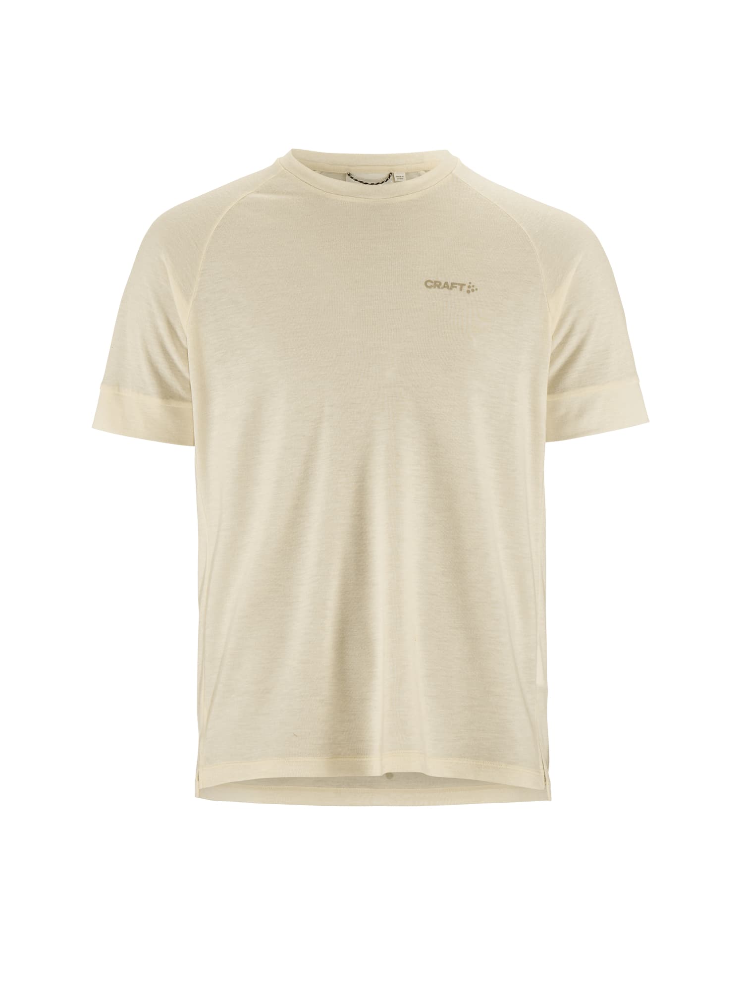 ADV Trail Wool Ss Tee M, Tofu Melange