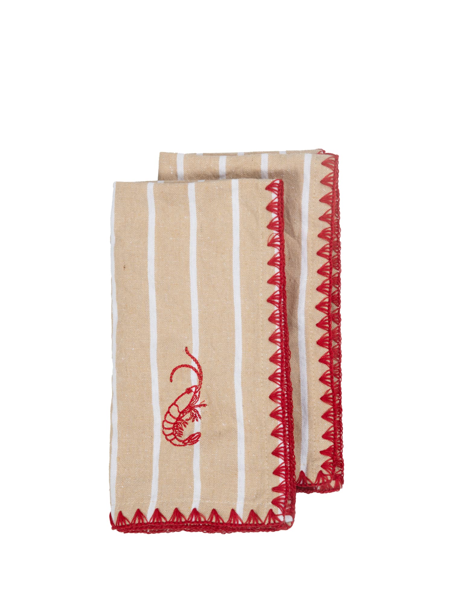 Bubba kjøkkenhåndkle, 2-pack, Beige