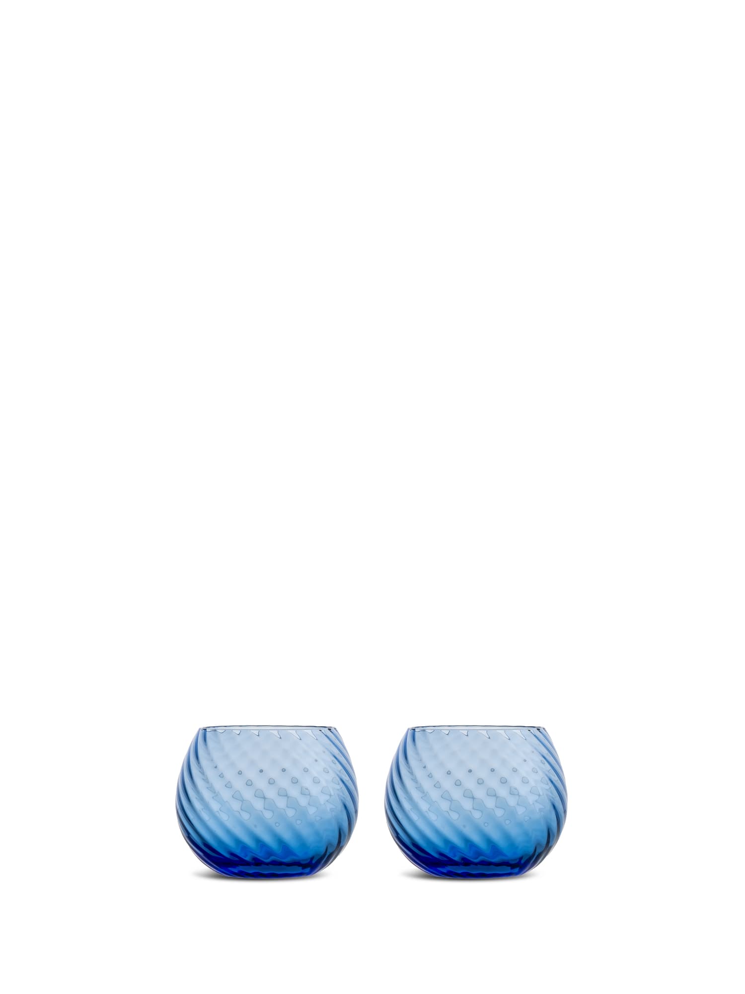 Vannglass Opacity, 2-pack, Blå