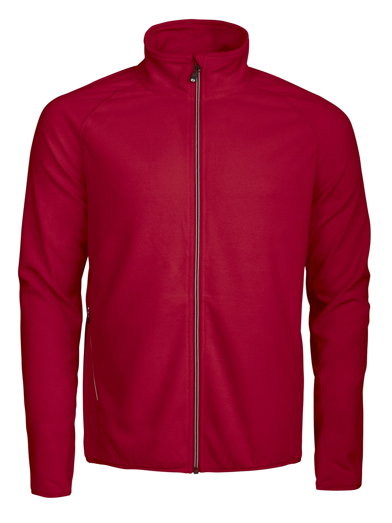Melton Full Zip, Red