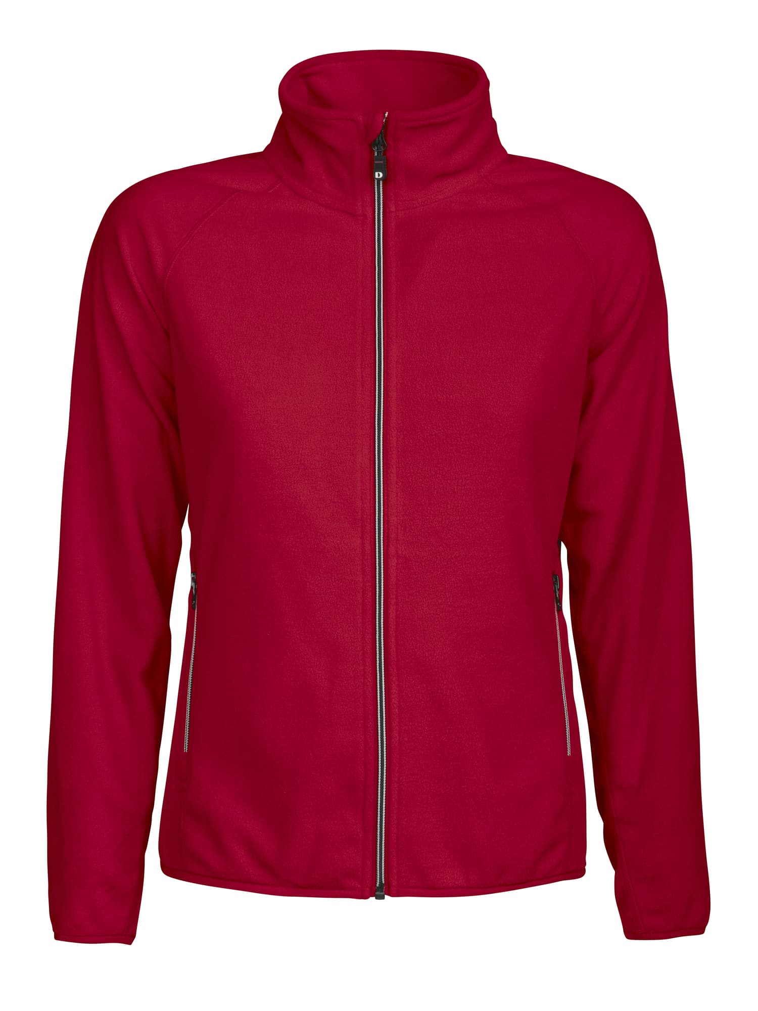 Melton Lady Full Zip, Red