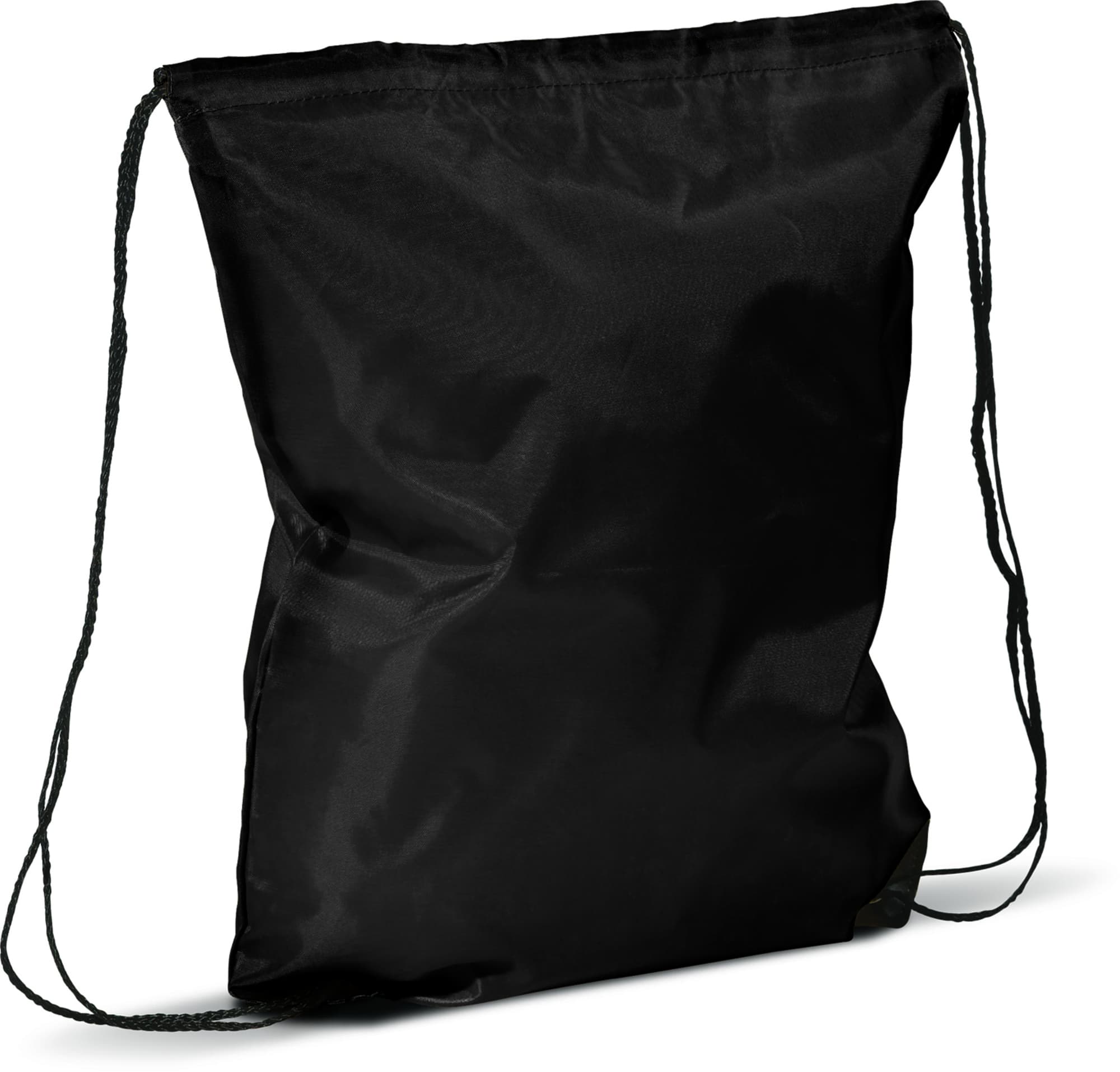 Drawstring bag premium, Black