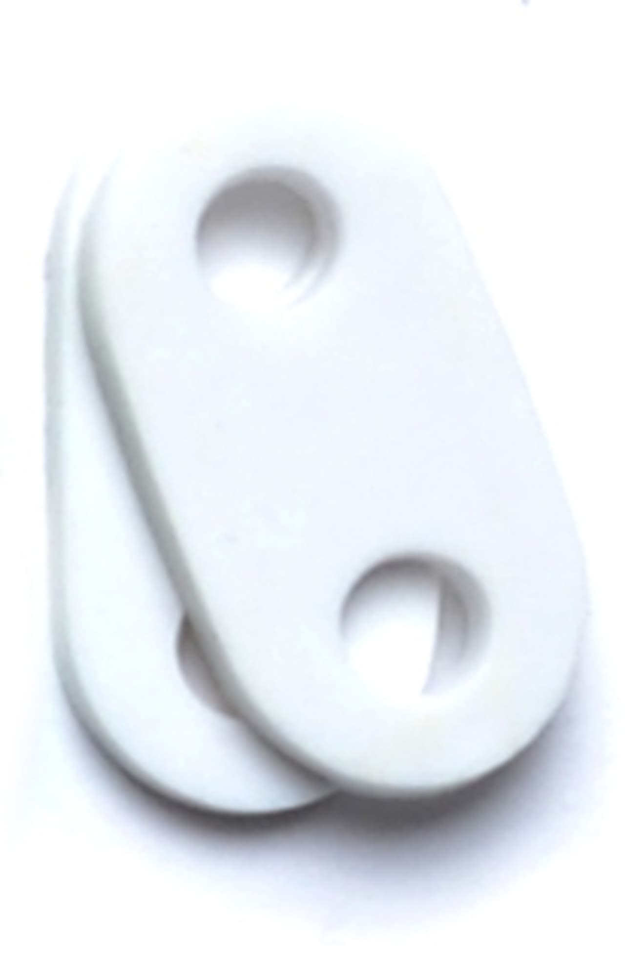 Drawstring stopper 2-pack, White