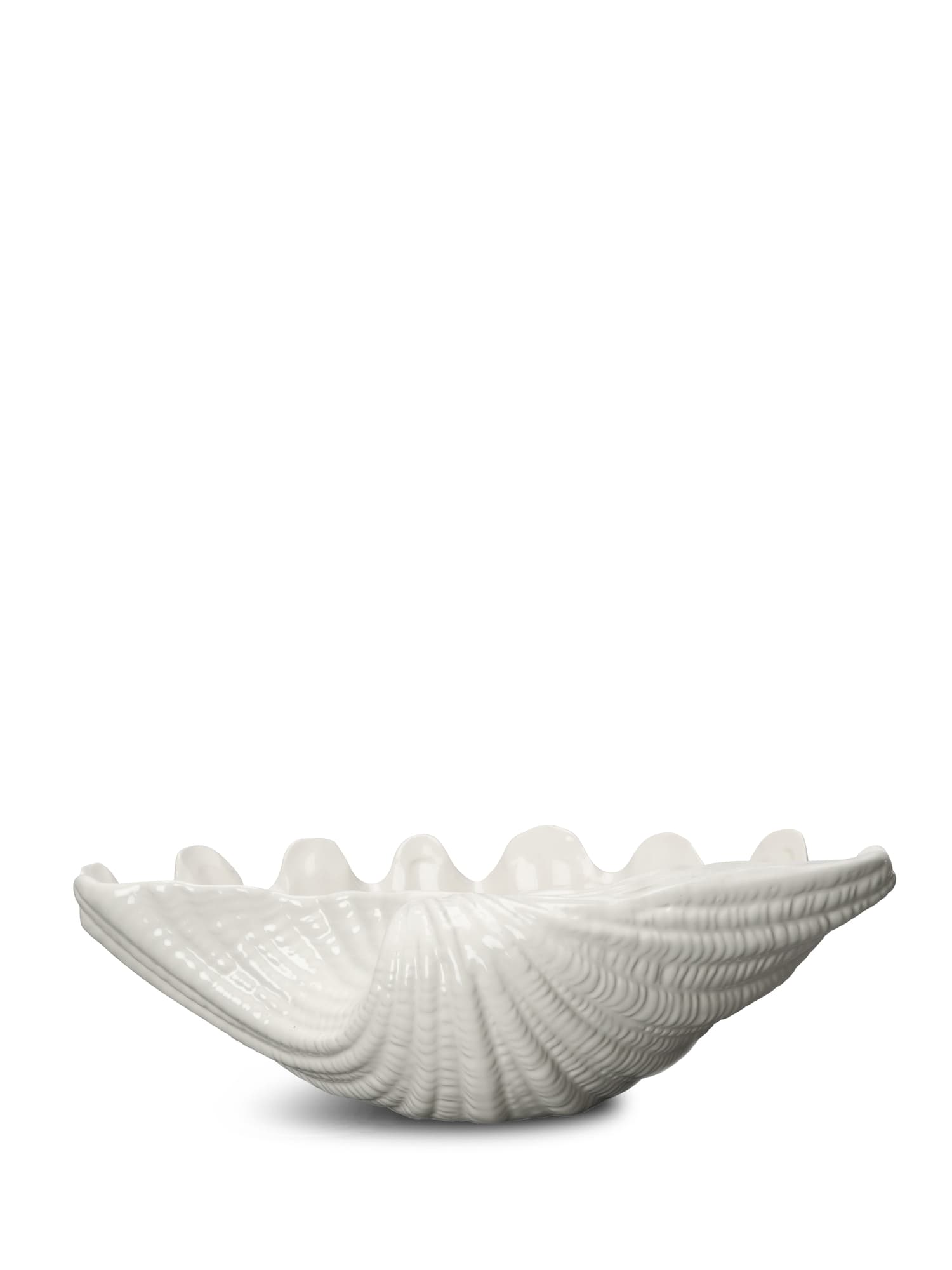 Skål Shell L, Hvit