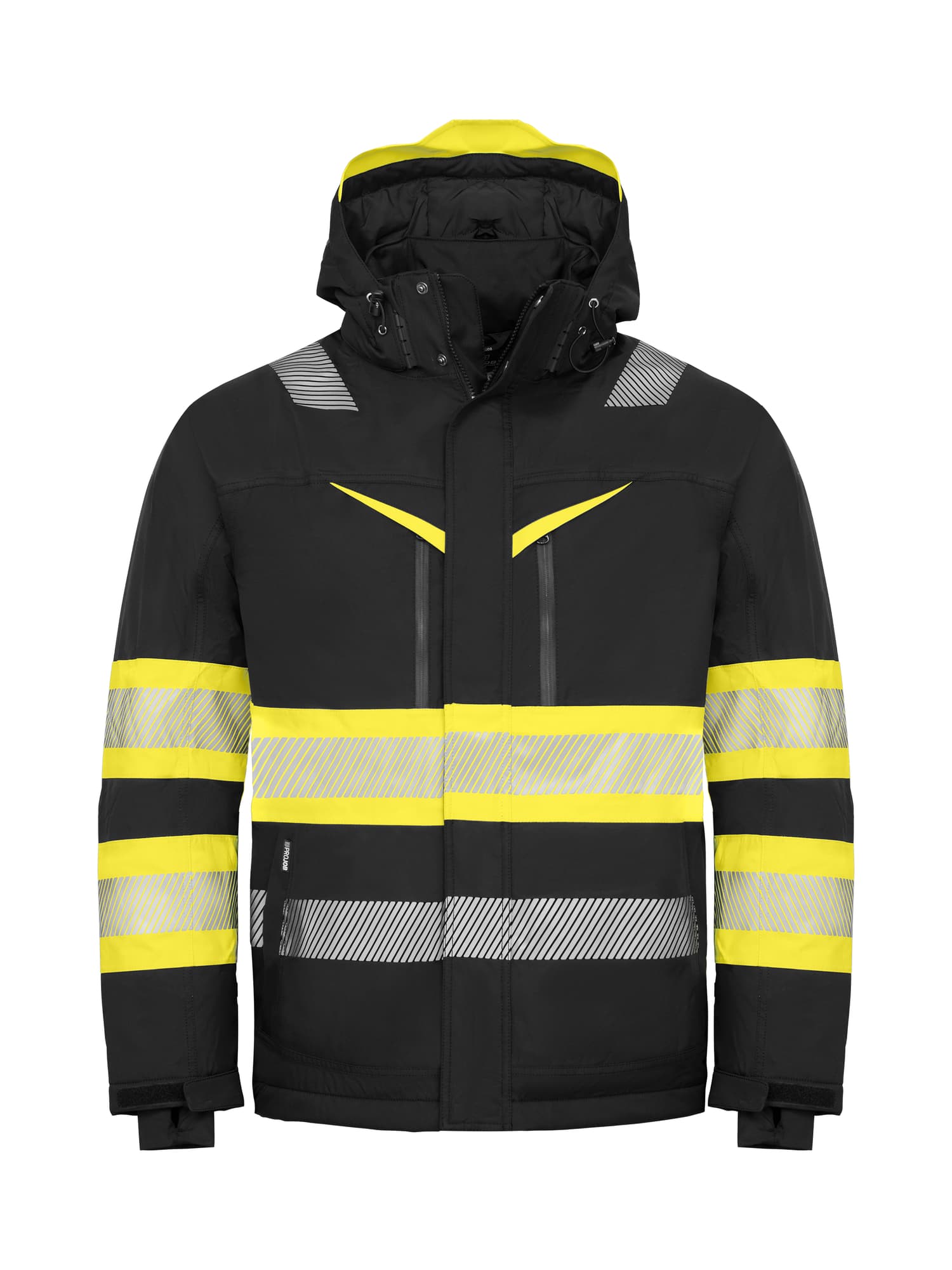 6446 Funksjonsjakke EN ISO 20471 Kl 1, Yellow/Black