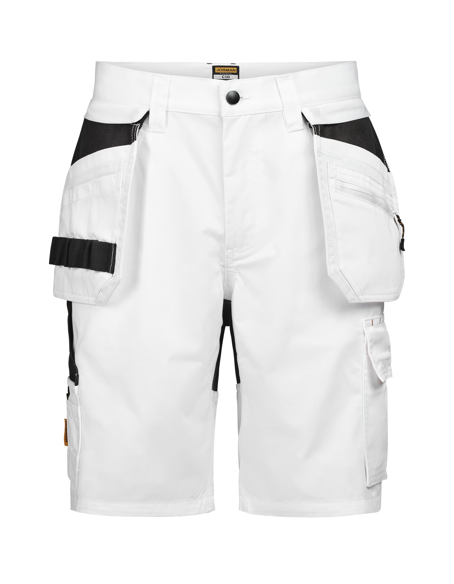 2336 Håndtverksshorts Semistretch, White/Black