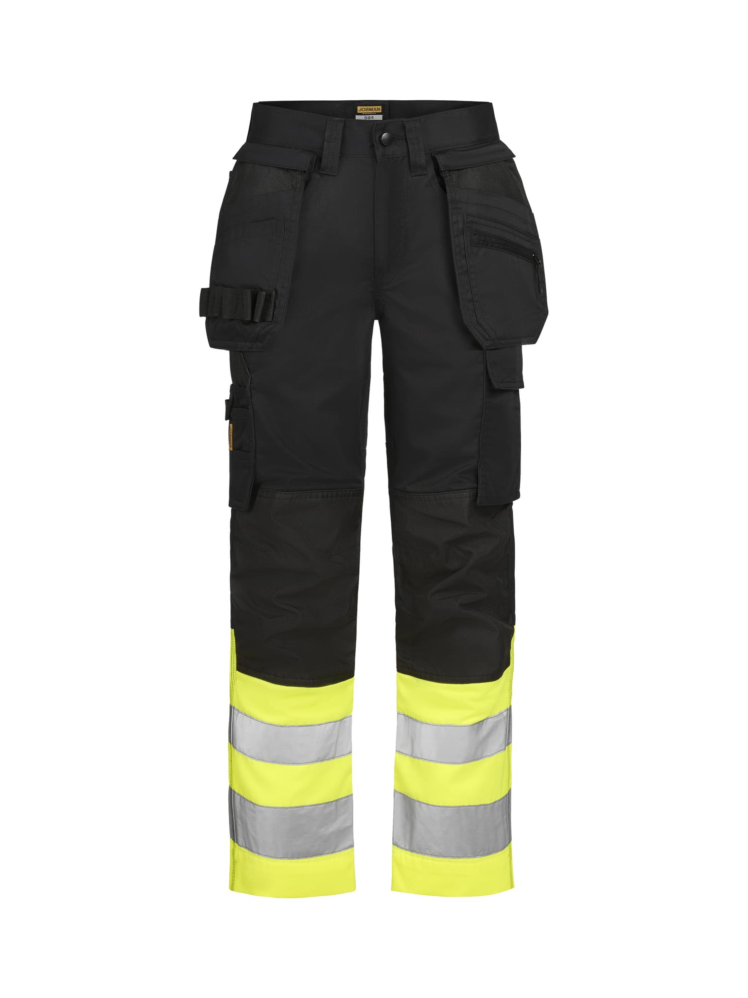 Håndtveksbukse stretch Varsel, Black/Yellow