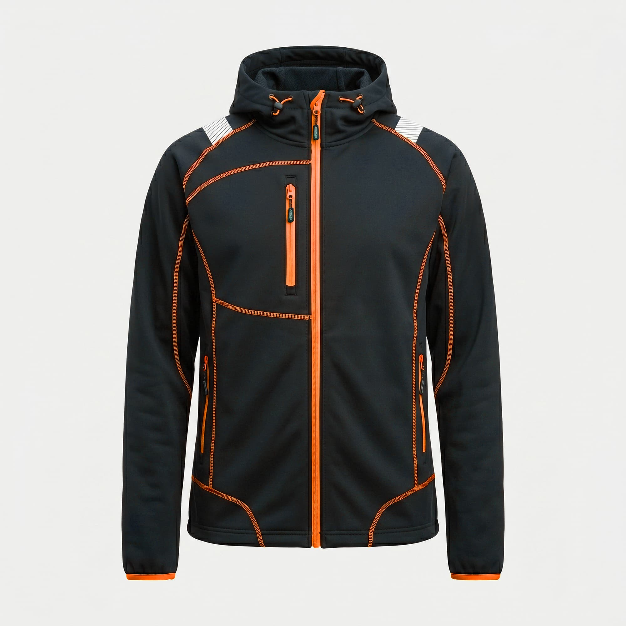 Black/Orange