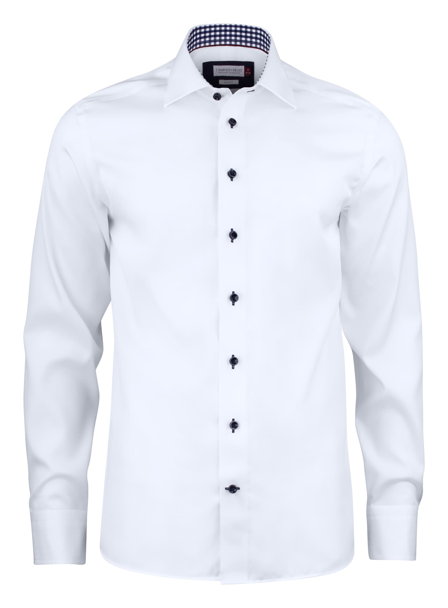 RB20 Twill Regular, White/Navy