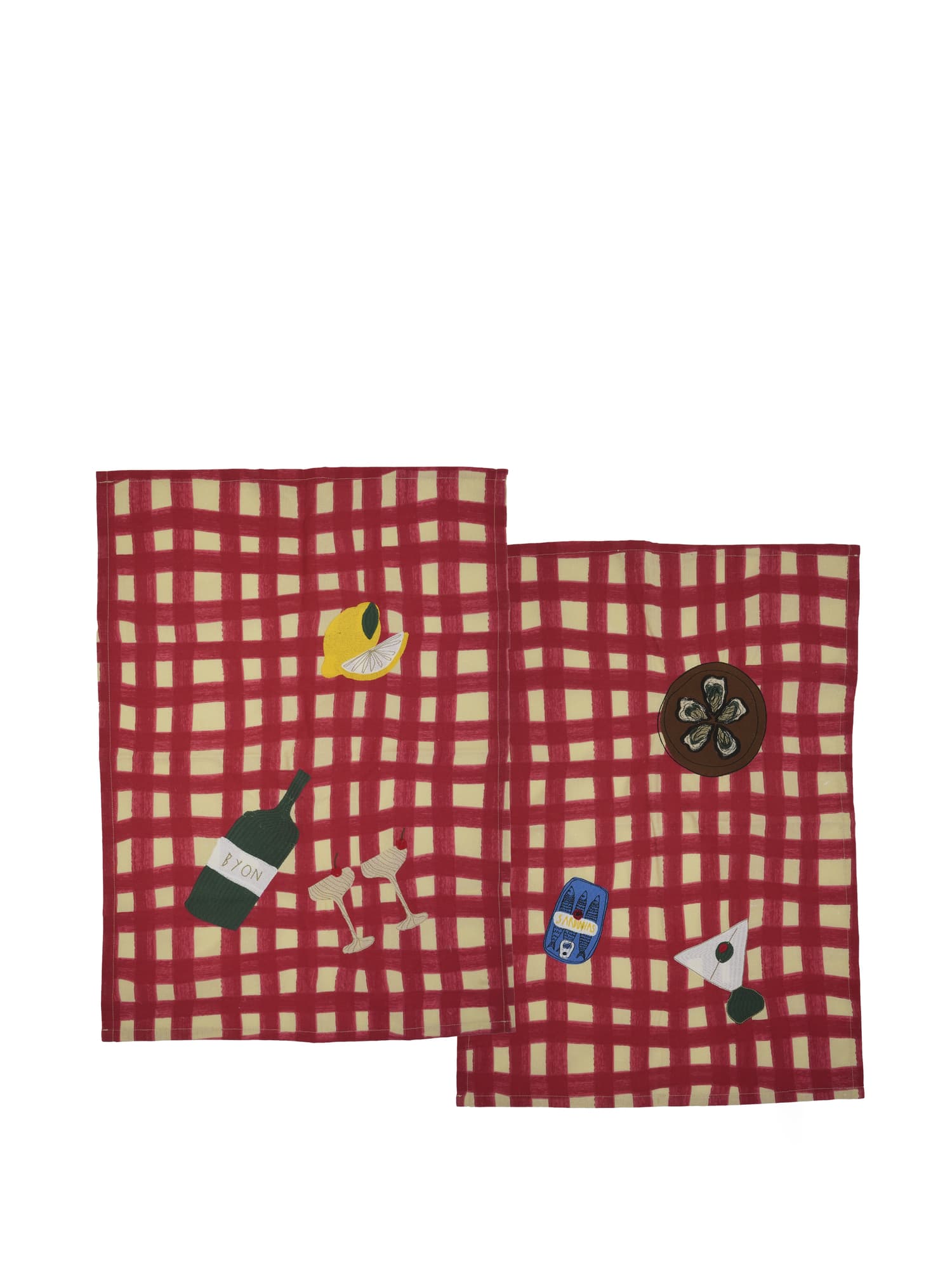 Kjøkkenhåndkle Sera, 2-pk.