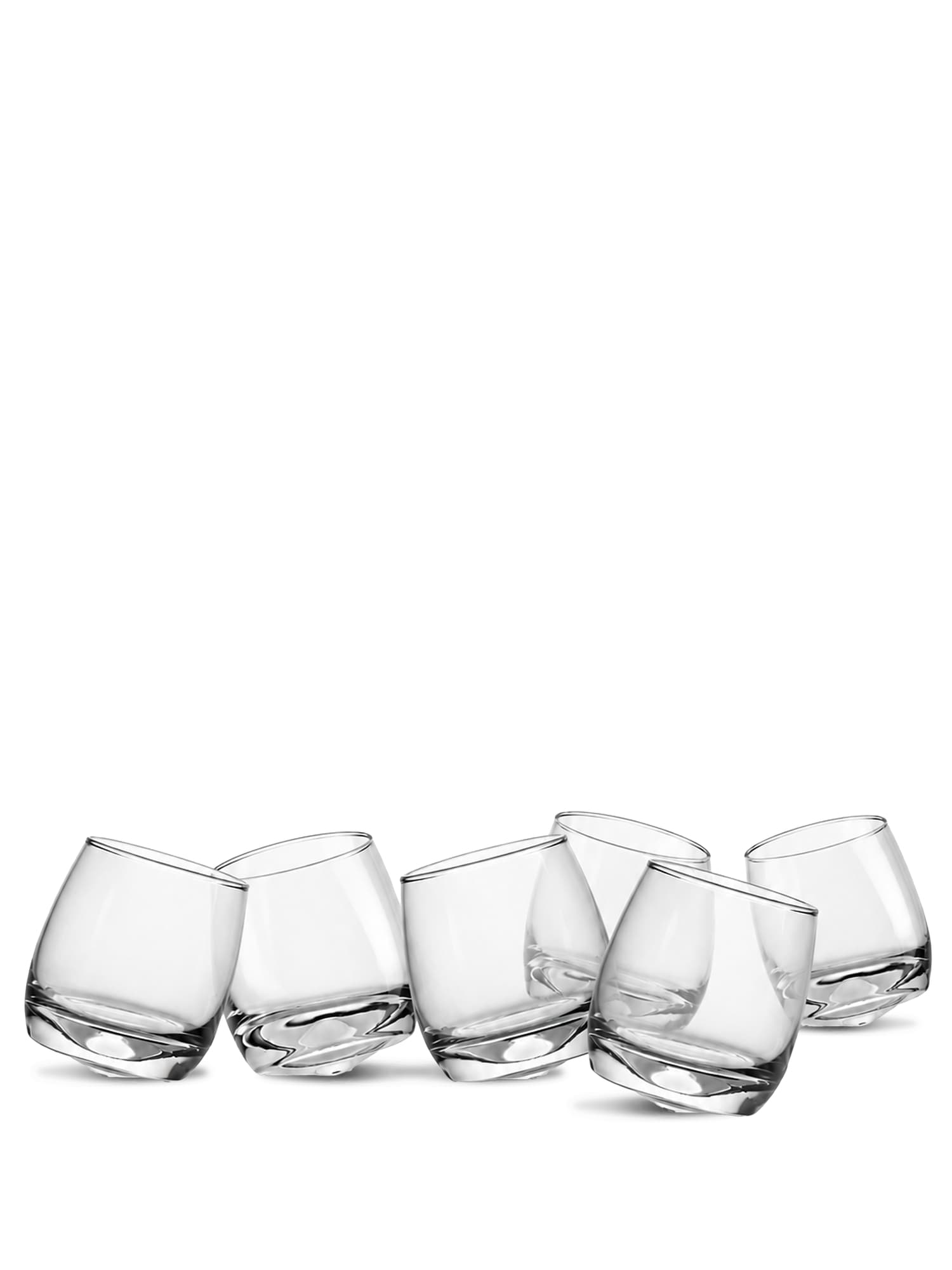 Tumblerglass med avrundet bunn, 6-pk.