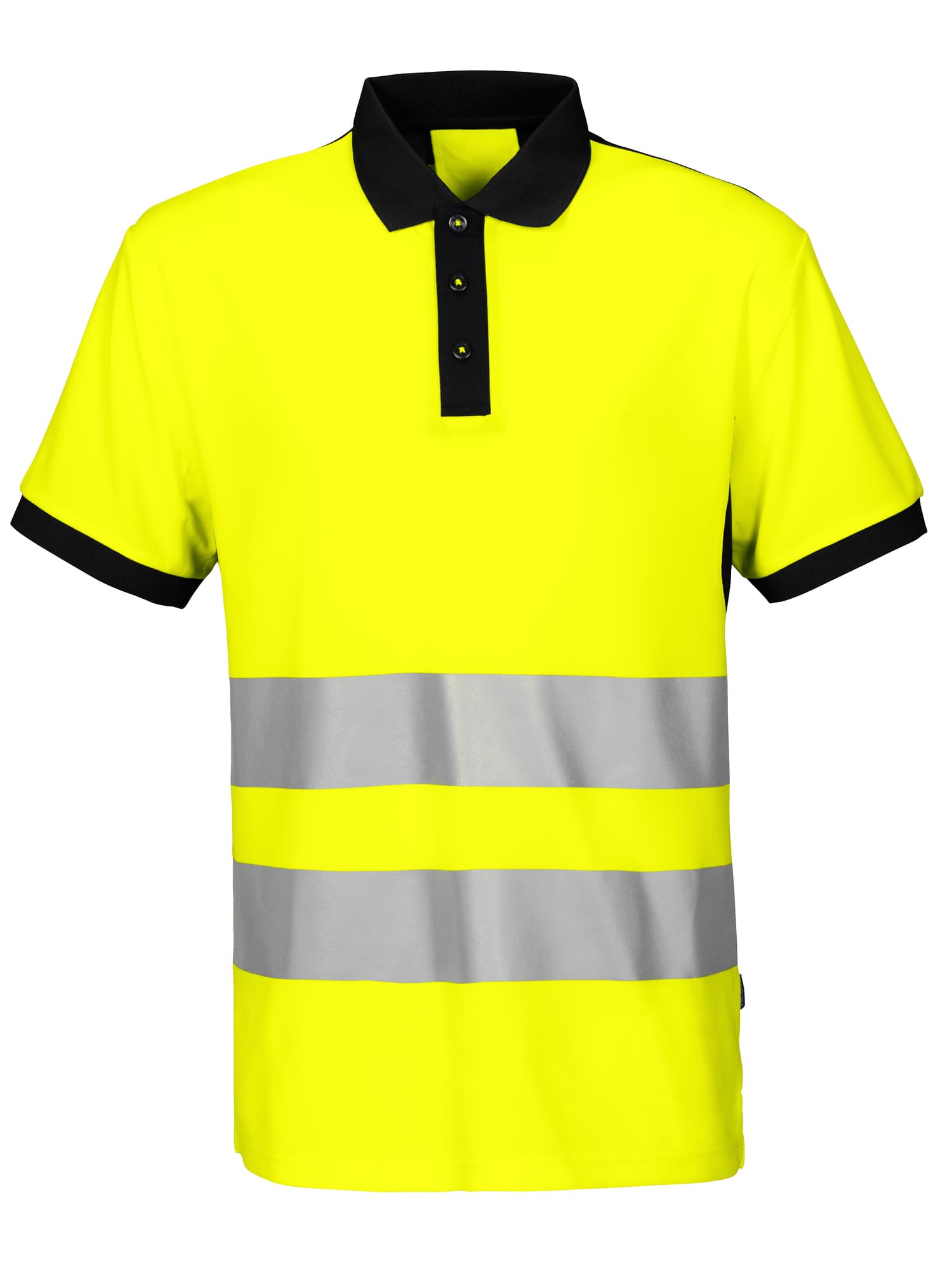 6008 Piké EN ISO 20471 Kl 2, Yellow/Black