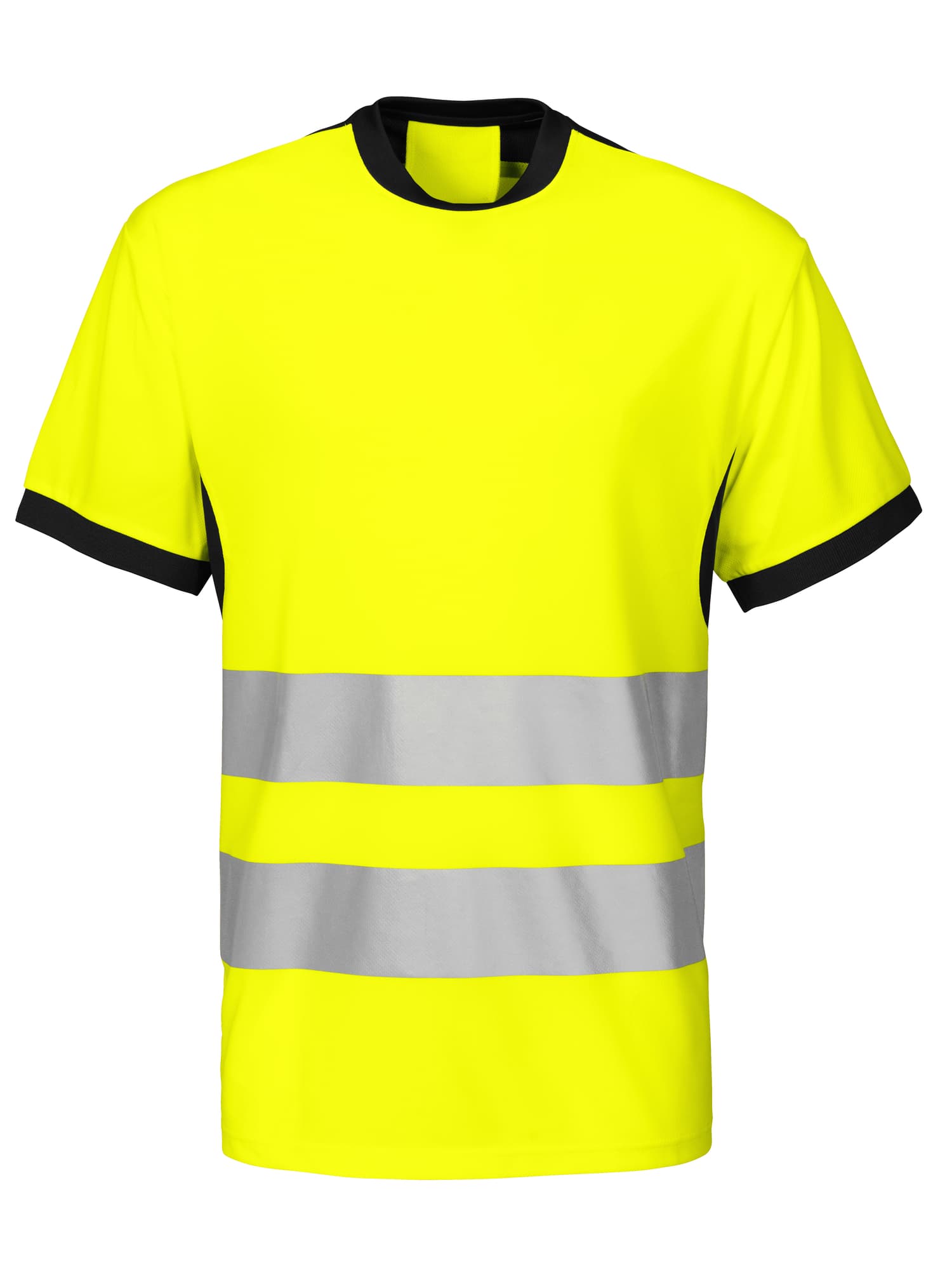 6009 T-Shirt EN ISO 20471 Kl 2, Yellow/Black
