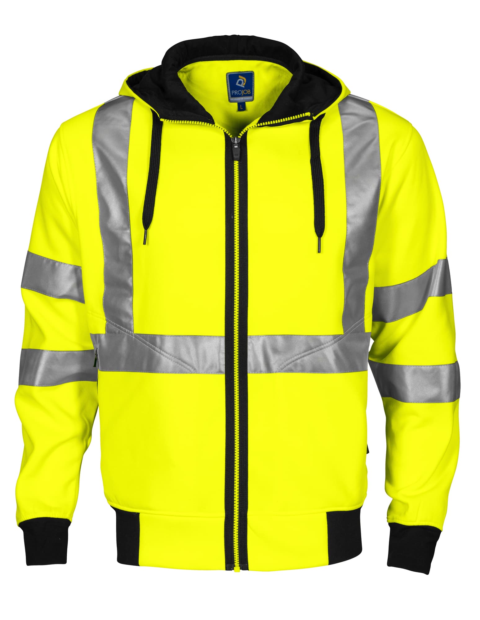6104 Hettejakke EN ISO 20471 Kl 3/2, Yellow/Black