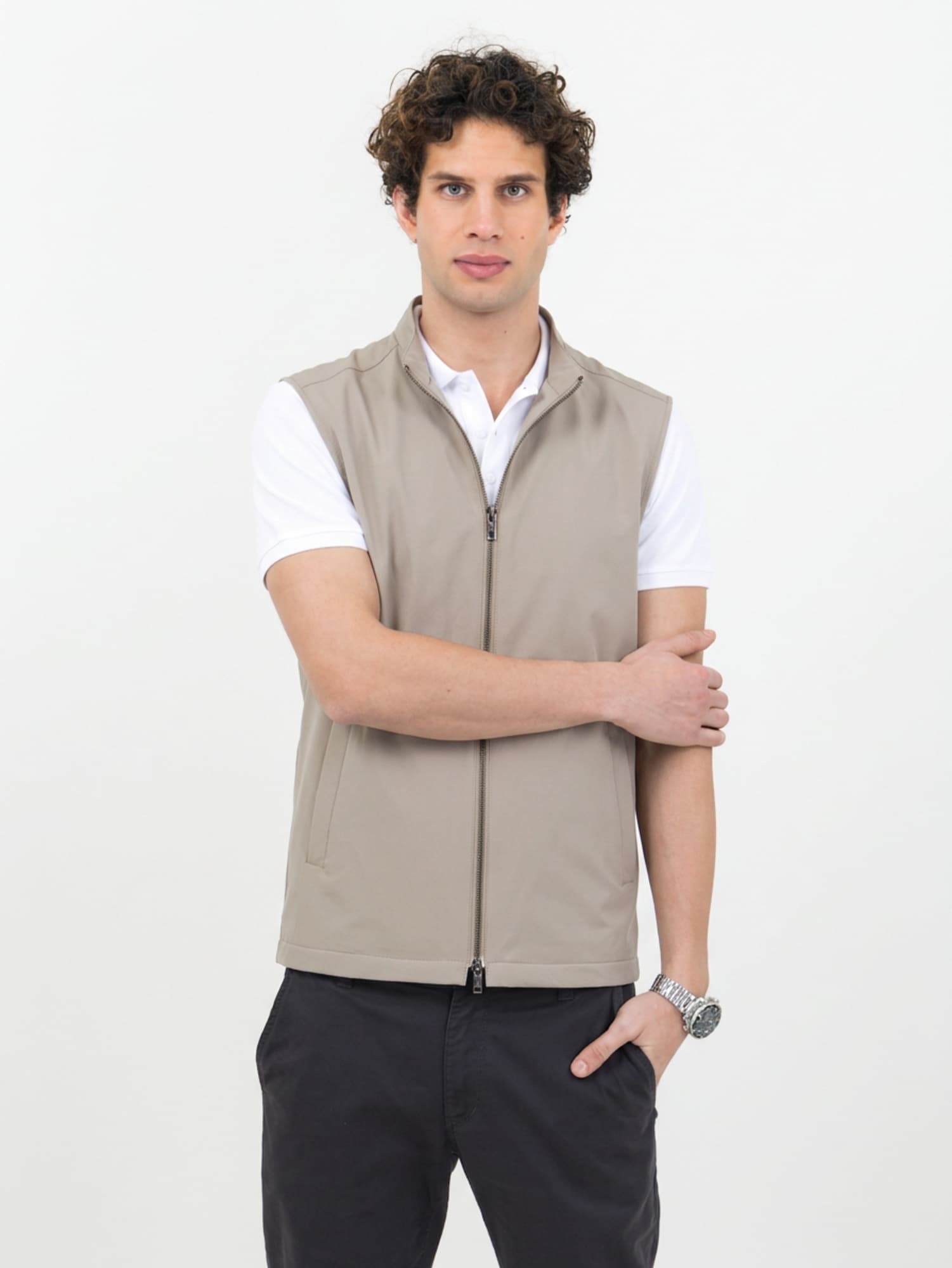 Modern Vest, Walnut