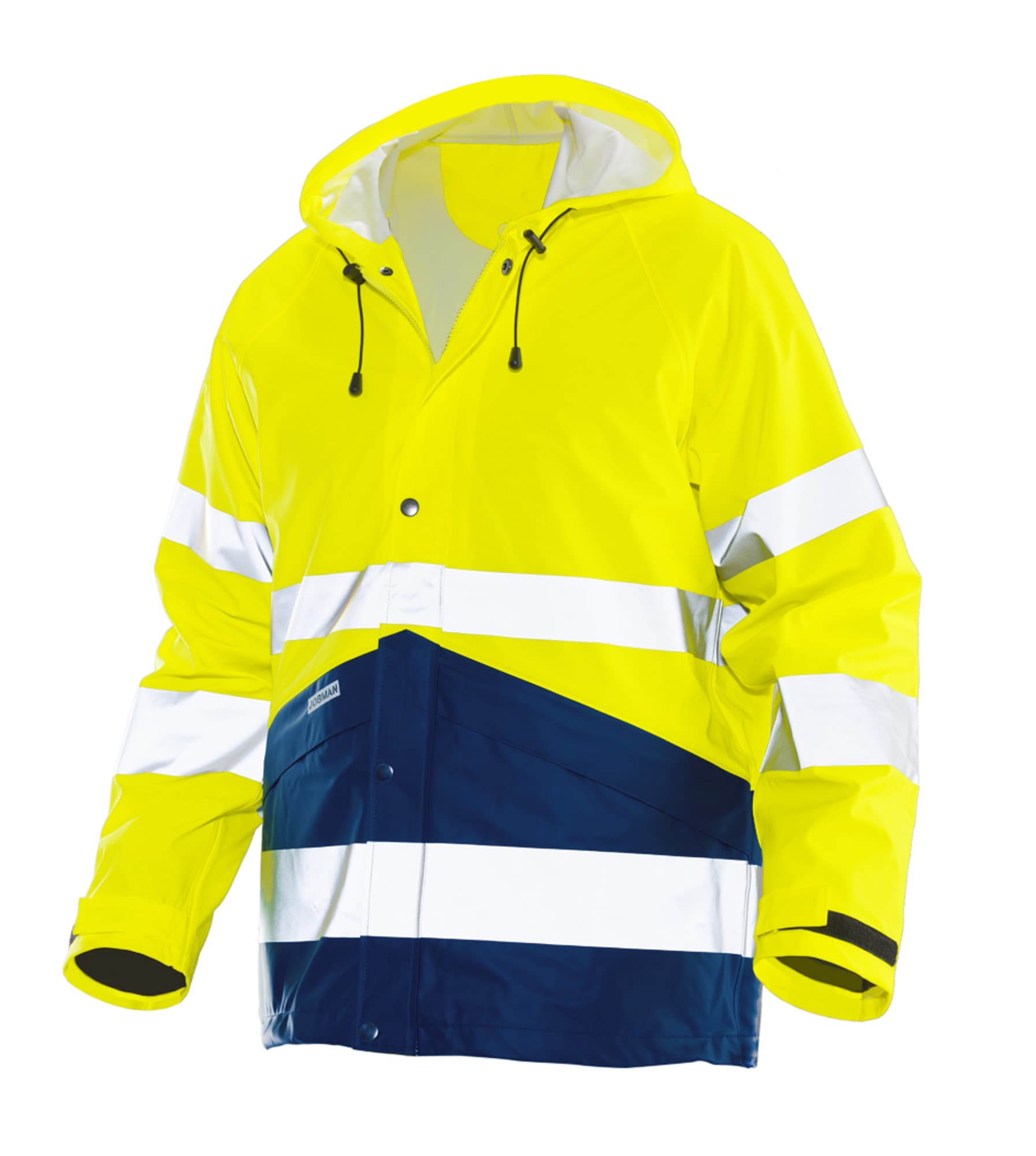 HV Regnjakke KL3, Yellow/Navy