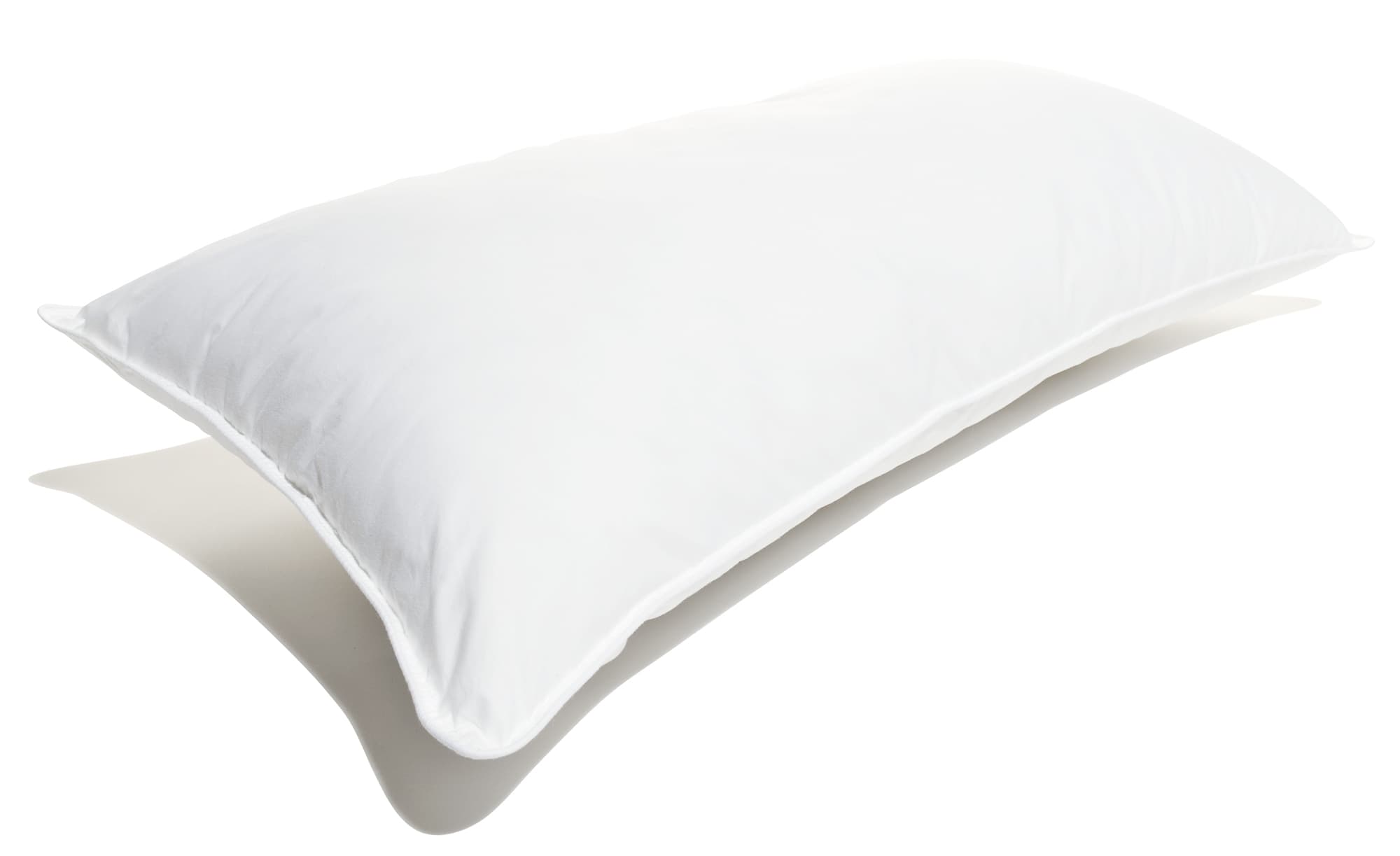 Microfiber pute, White