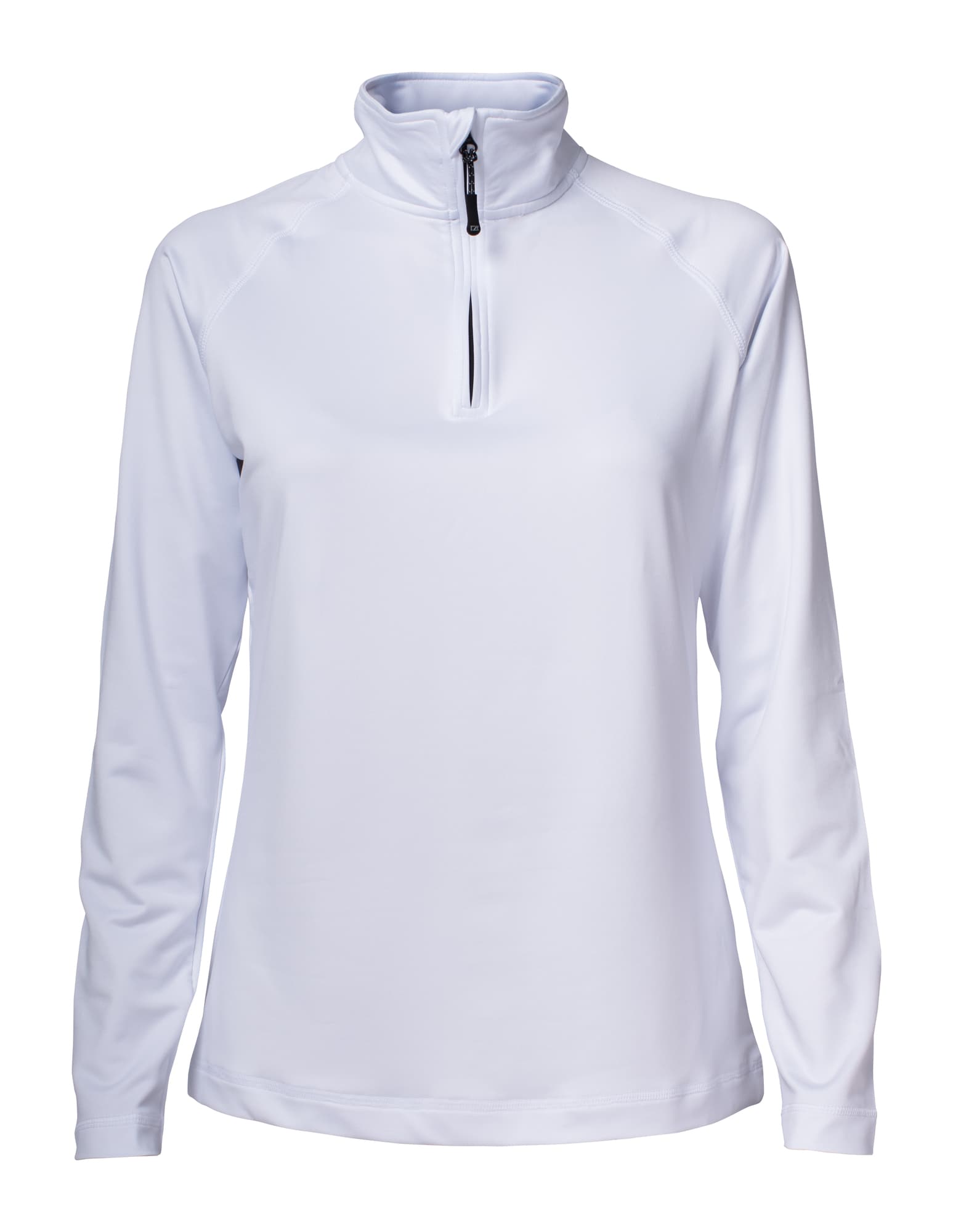 Coos Bay Half Zip Ladies, White
