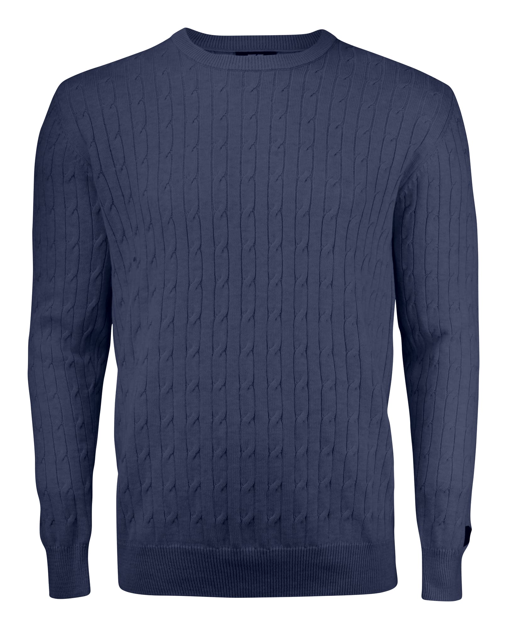 Blakely Knitted Sweater Men, Navy Melange