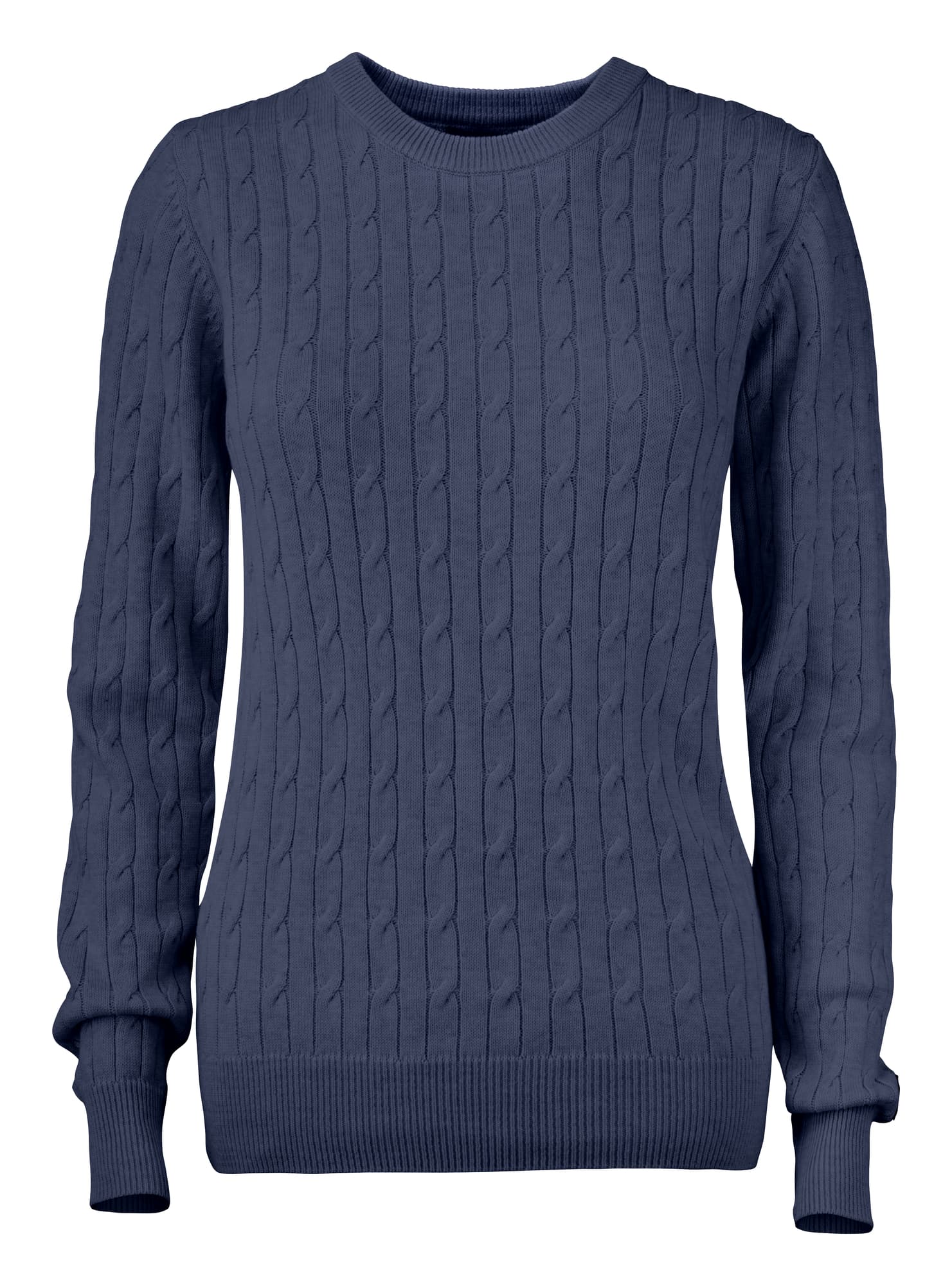 Blakely Knitted Sweater Ladies, Navy Melange