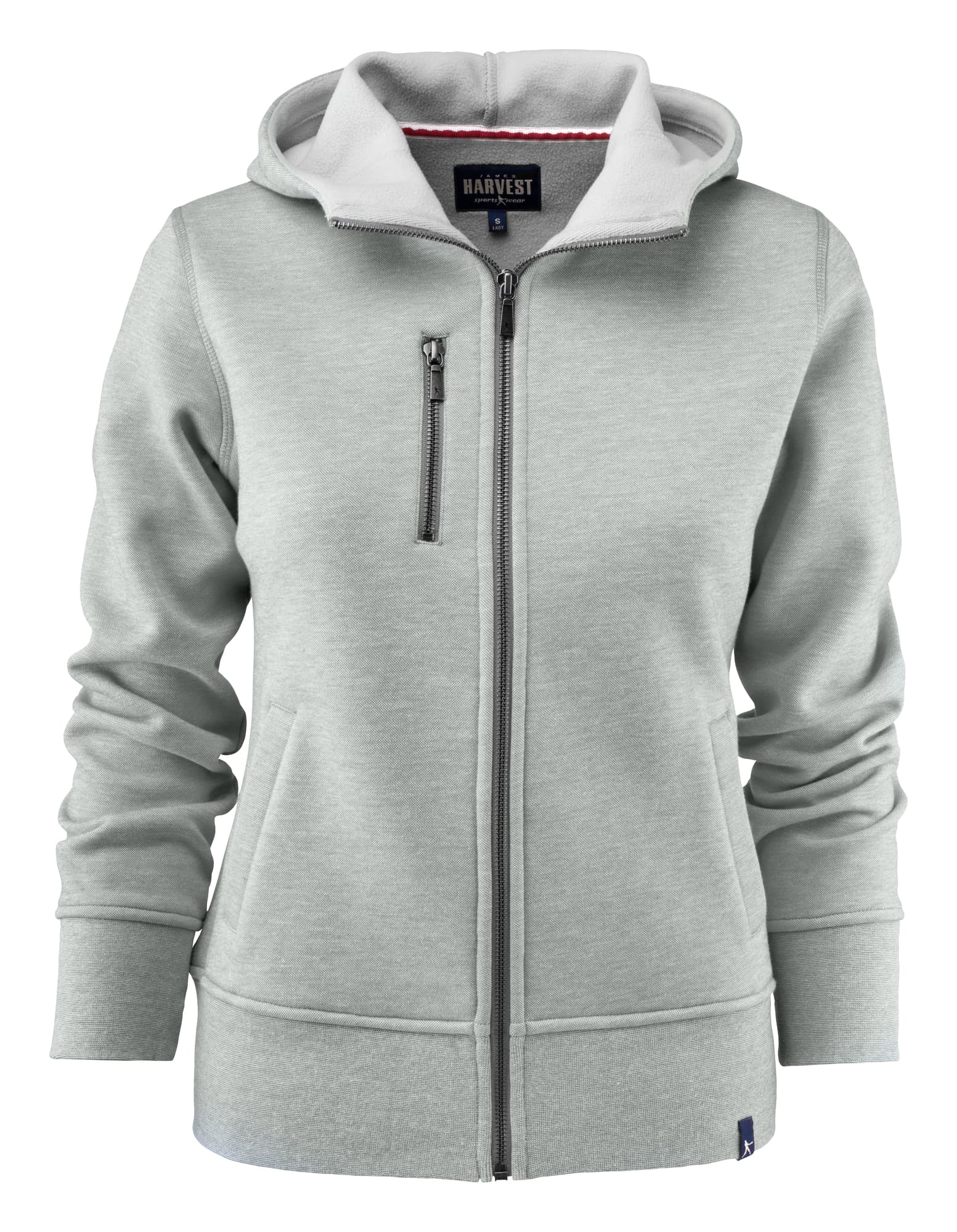 Parkwick Hooded Lady Jacket, Grey Melange