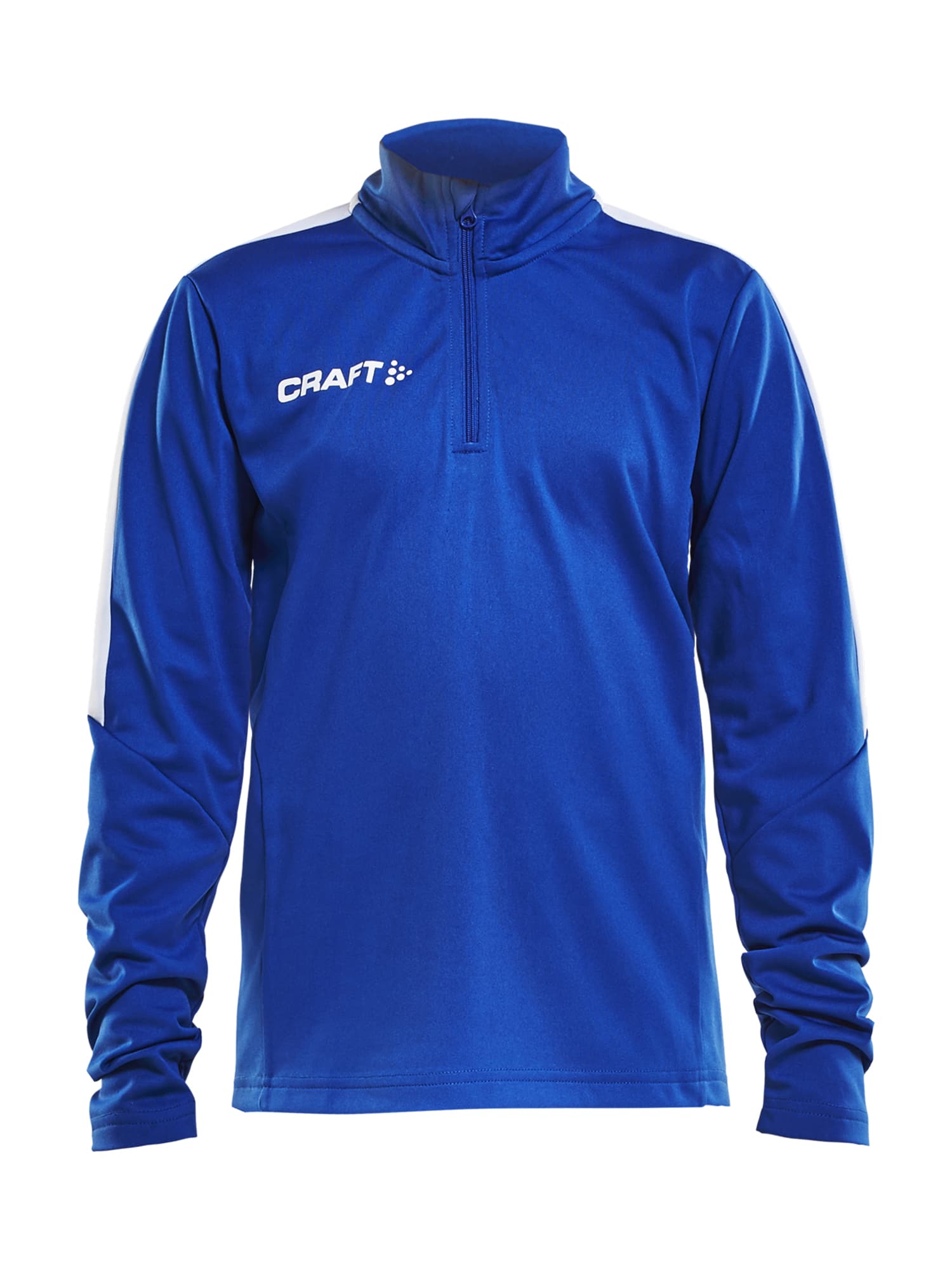 Progress Halfzip Ls Tee Jr, Royal Blue