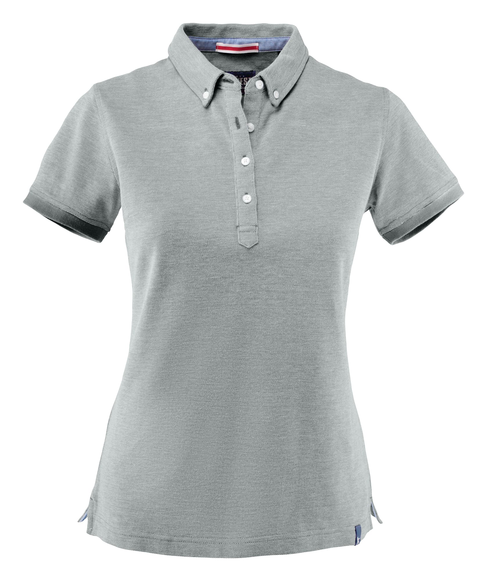 Larkford Lady Polo, Grey Melange