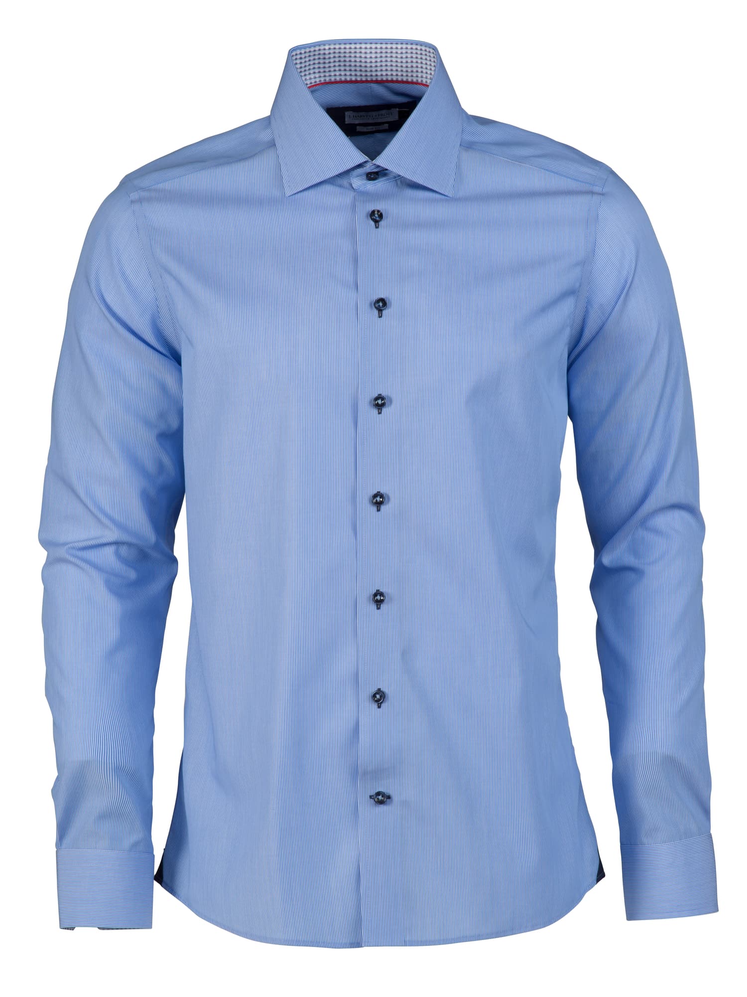 JH&F Red Bow 24 Regular Fit, Midblue Stripe