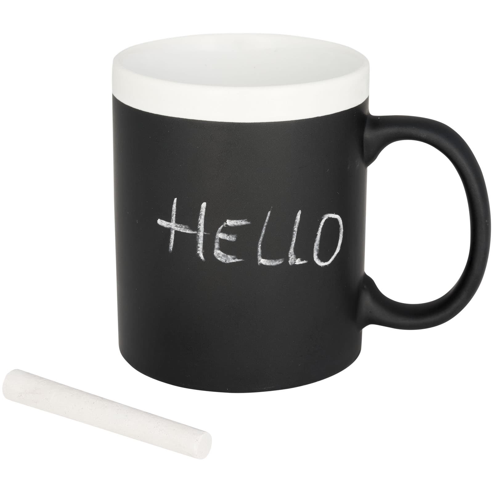 Chalk-write keramikkrus 330 ml., Hvit