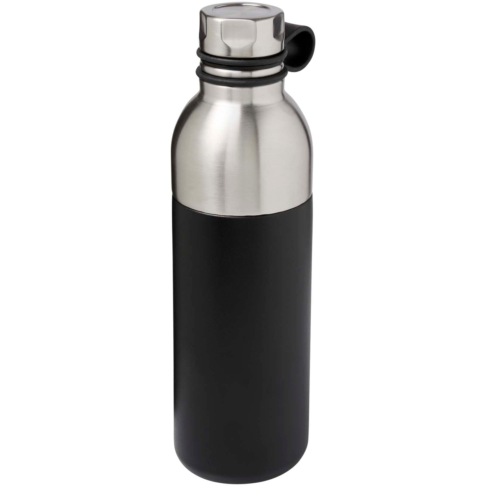 Koln 590 ml vakuumisolert sportsflaske med kobber, Solid svart