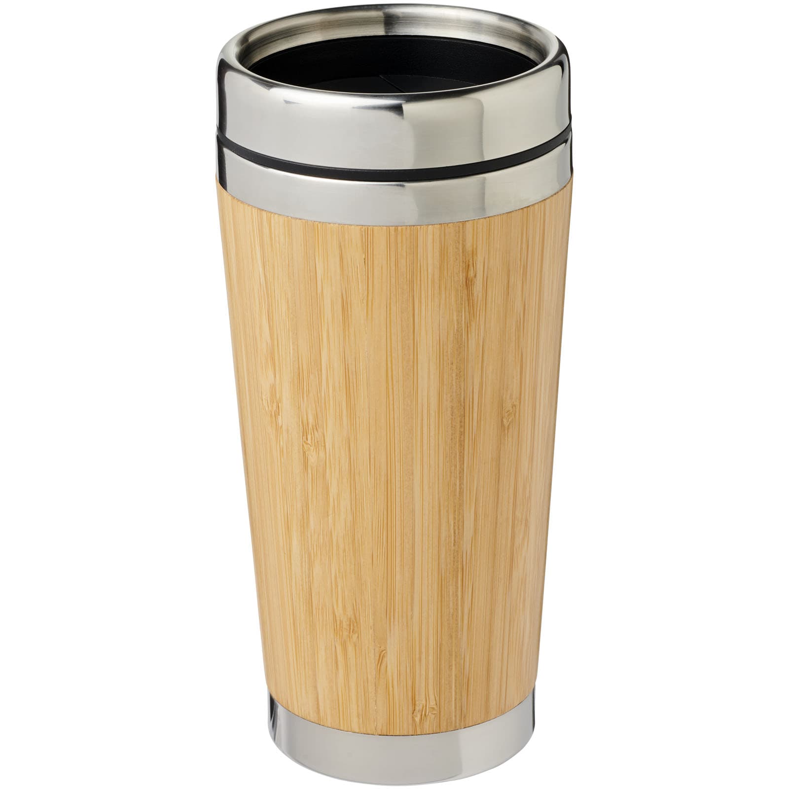 Bambus 450 ml vannglass med utside av bambus, Brun