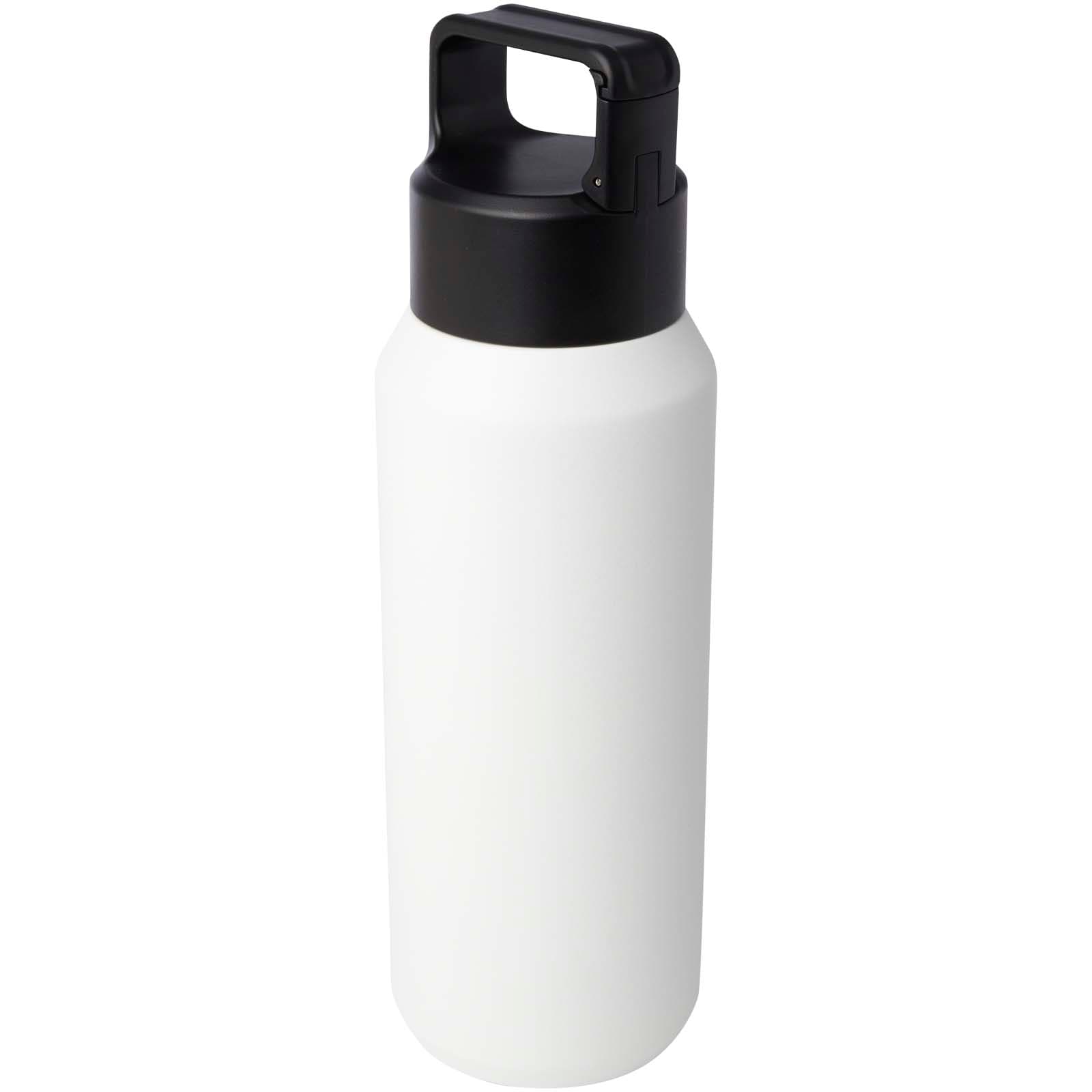 Astra 600 ml RCS sertifisert kobbervakuumisolert vannflaske av resirkulert rustfritt stål (kullsyre sikker), Hvit