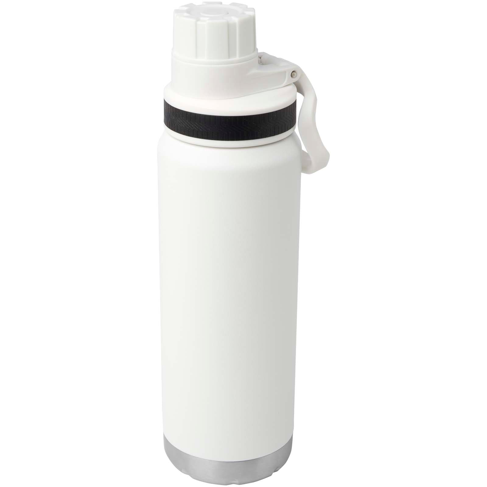 Fortis 700 ml RCS sertifisert kobbervakuumisolert vannflaske av resirkulert rustfritt stål (kullsyre sikker), Hvit
