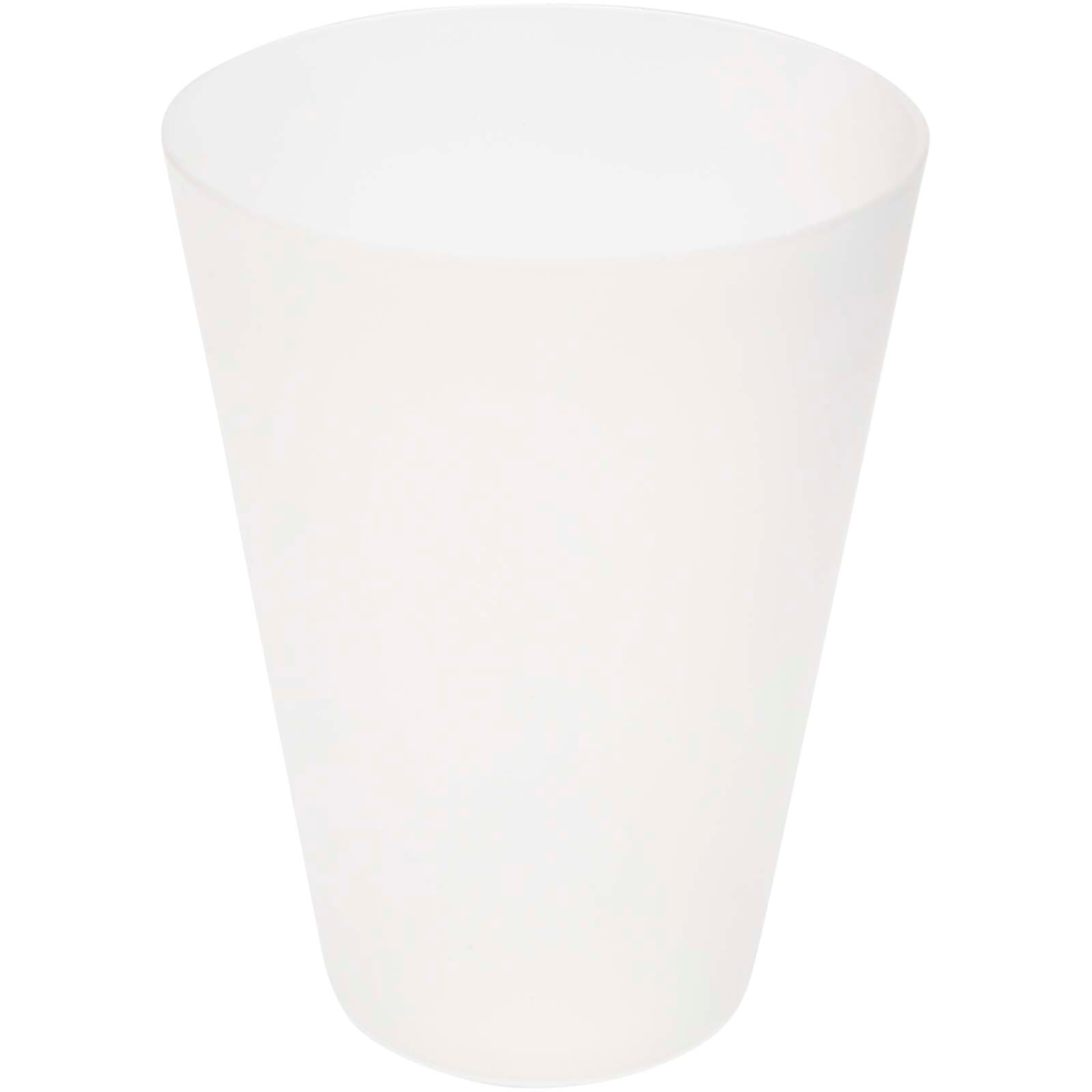 Glastonbury gjenbrukbar plastkopp, 300 ml, Frostet klar
