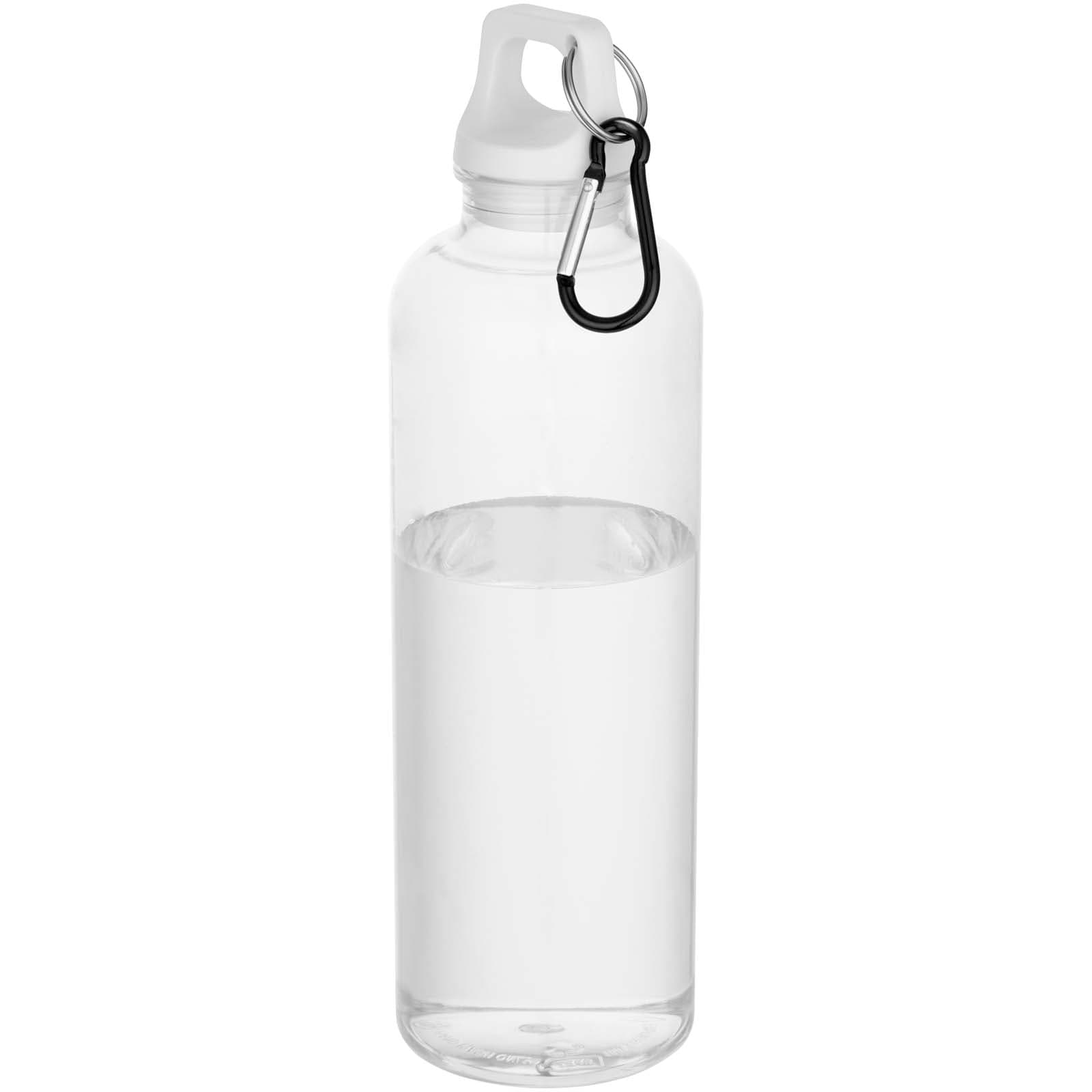 Oregon 750 ml vannflaske av RCS resirkulert plast med karabinkrok, Hvit