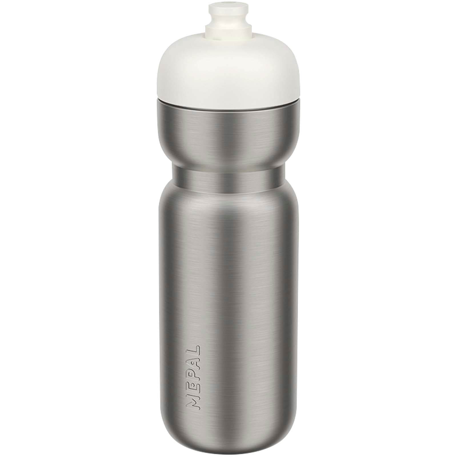 Mepal Pull 800 ml sportsflaske av rustfritt stål, Hvit