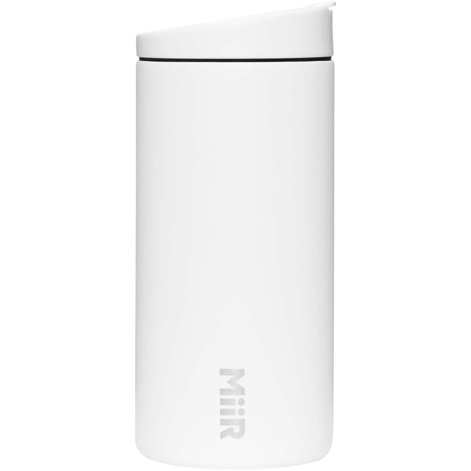 MiiR Flip Traveler vannflaske, 354 ml, Hvit