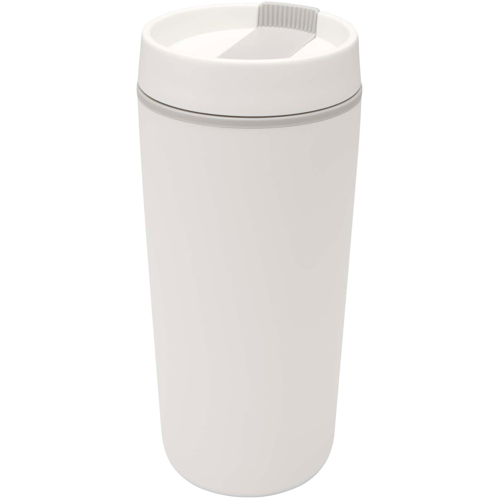 Sedona 480 ml plastkrus med dobbel vegg, Hvit