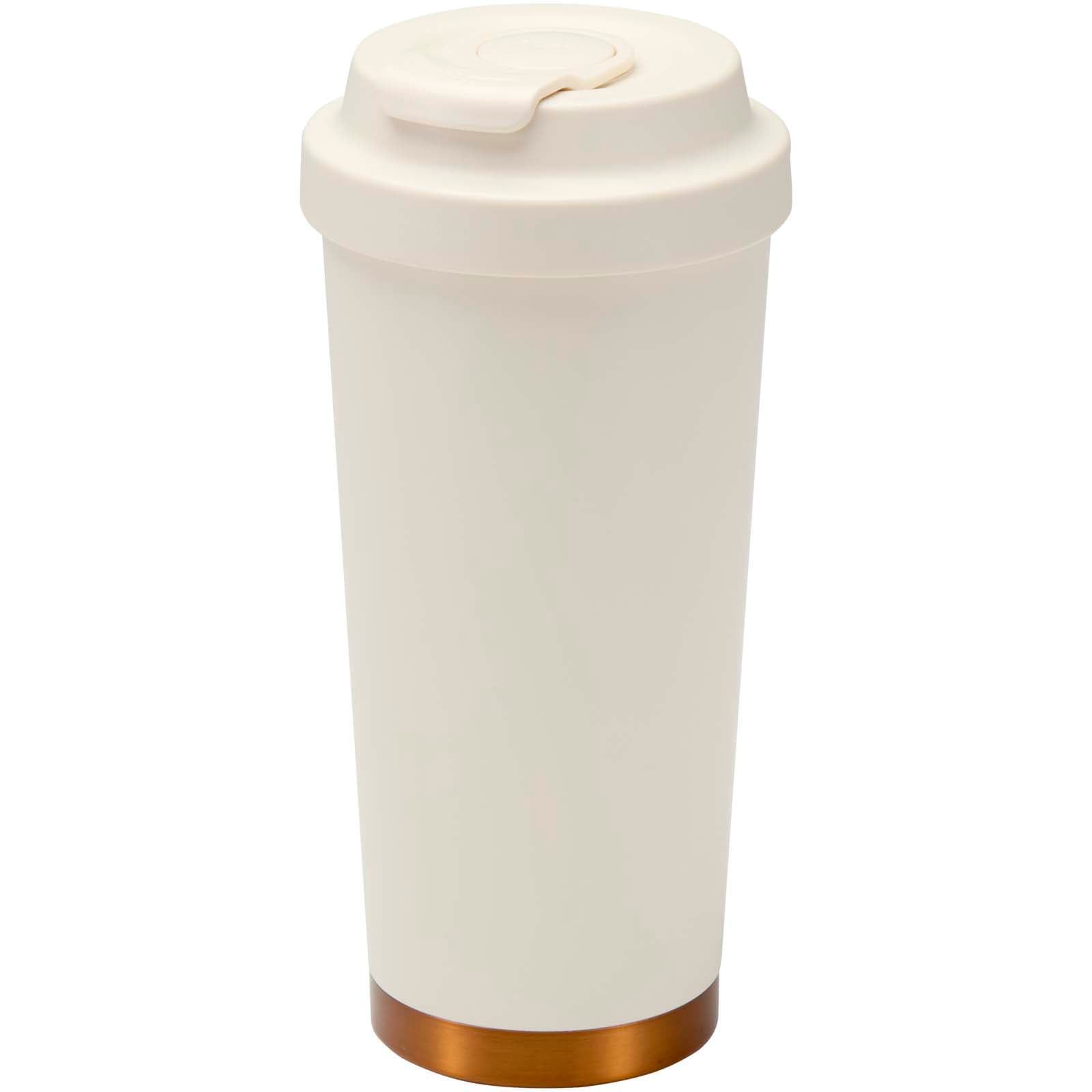 Hampton 480 ml RCS beger i resirkulert rustfritt stål med dobbeltvegg og vakuumisolering, Kremfarget