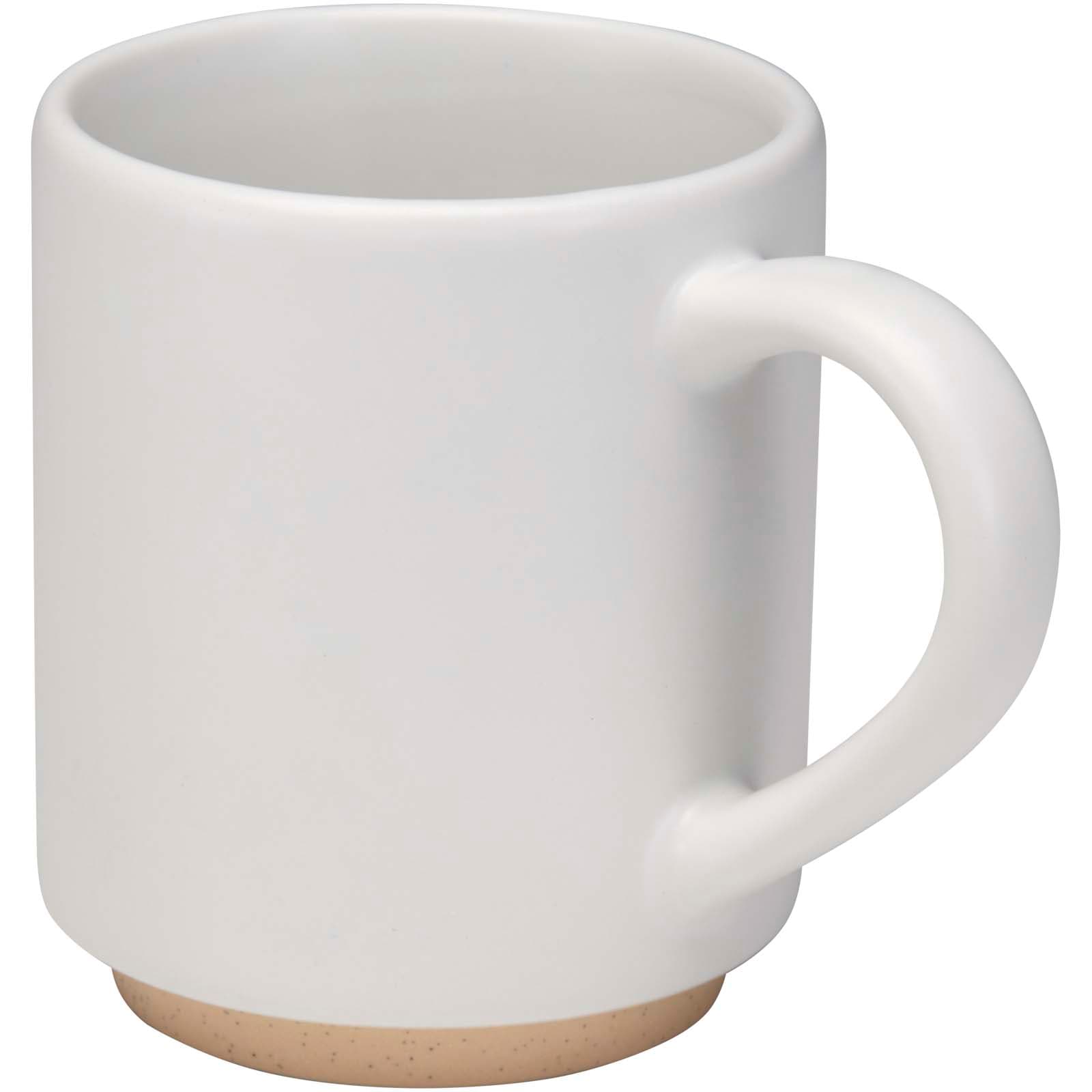 Camilla 180 ml stabelbart keramikkkrus med matt overflate, Hvit