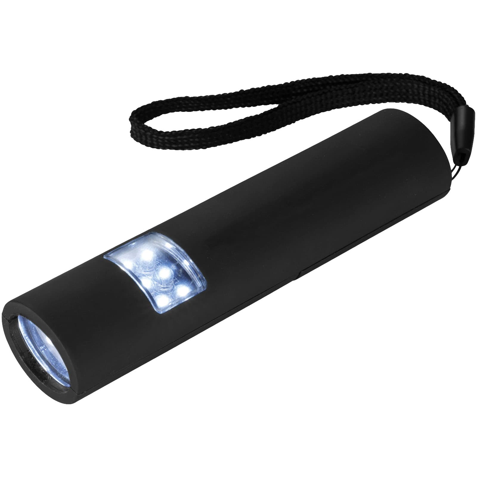 Mini-grip LED magnetisk lommelykt, Solid svart