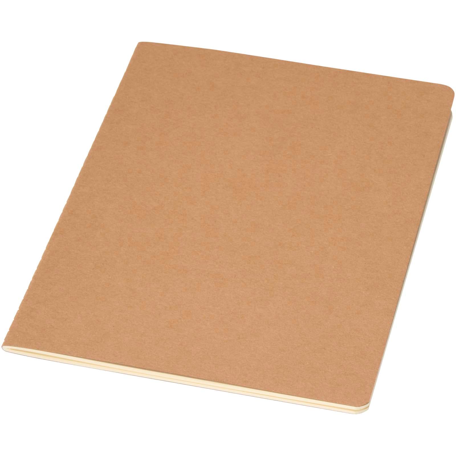 Slyk A5 kraft cahier notatbok med stiplede sider, Naturhvit