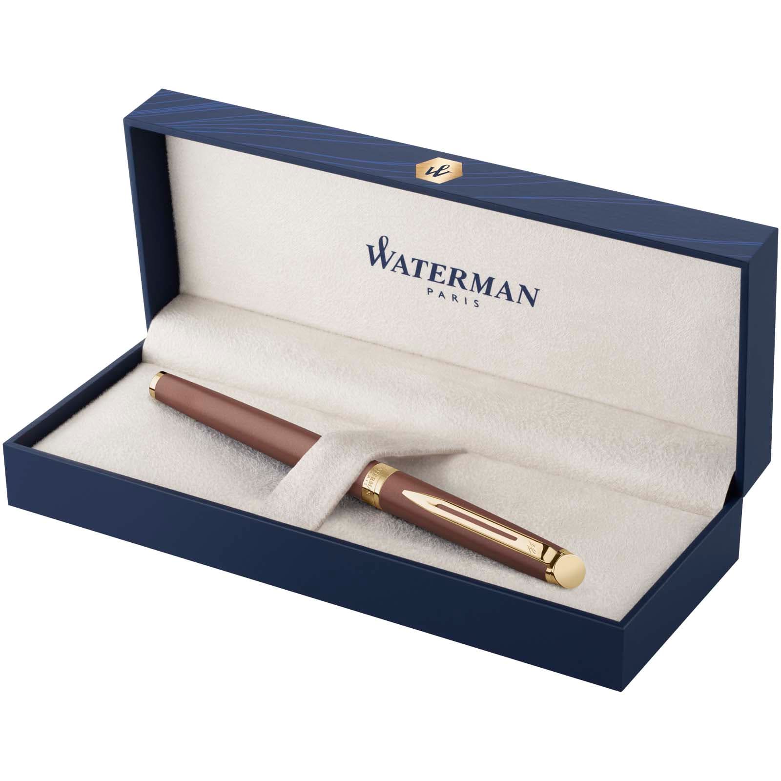Waterman Hemisphere rollerpenn F svart blekk, Kobber