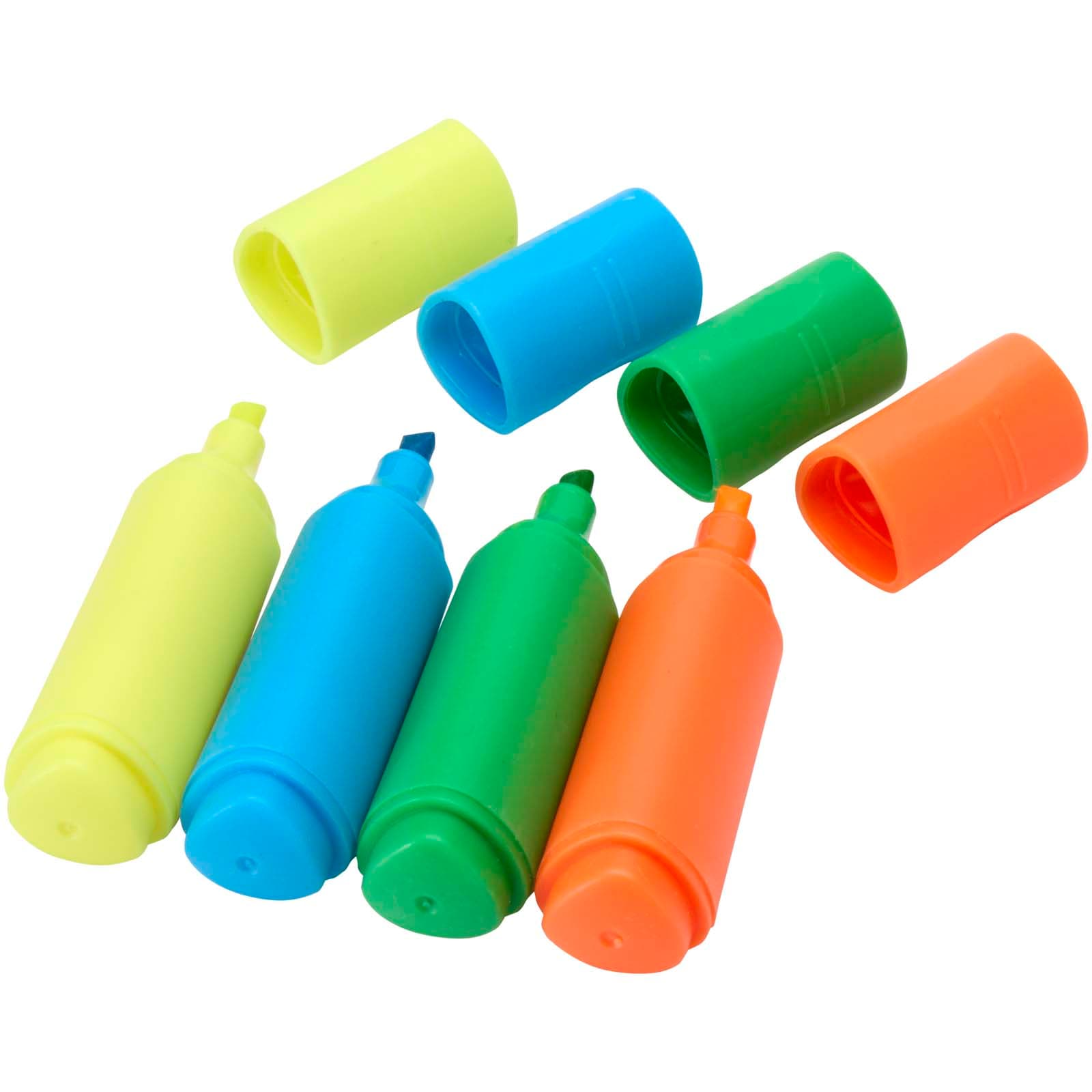 Mini sett med markeringspenner av resirkulert plast, Multifarget