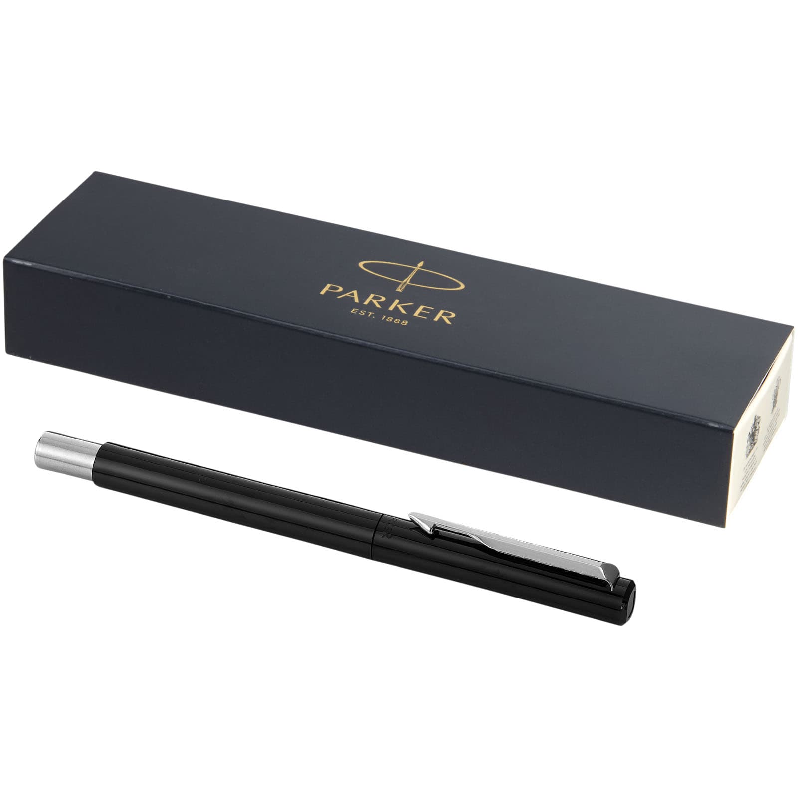 Parker Vector rollerpenn (svart blekk), Solid svart